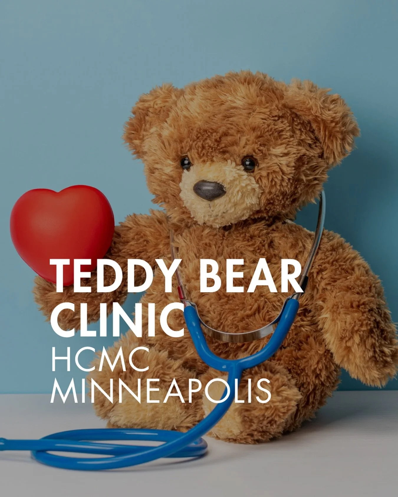 🩺 This is a cute event for your little kids in the Twin Cities as a part of Door Open Minneapolis&hellip;

Bring your favorite stuffed animal for an ER visit!

For kids 8 and under, their stuffy will be admitted, have their vitals done, and then rec