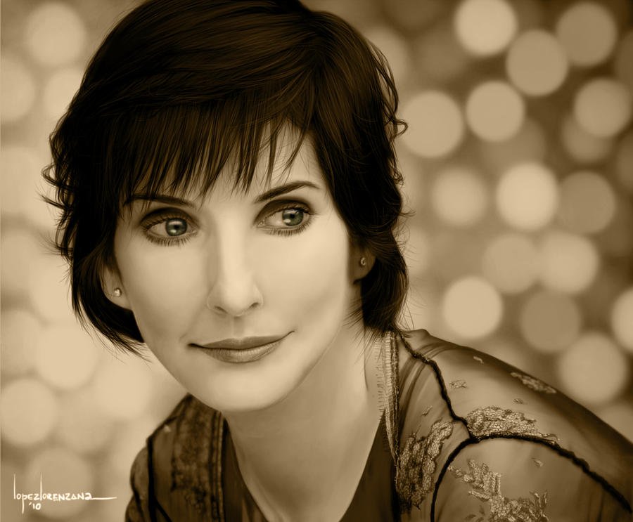 (Tap the image to see the speed painting) Enya - Digital Hyperrealism - free software GIMP / 2010