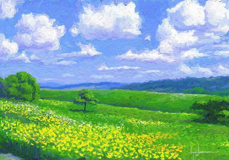 (Tap the image to see the speed painting) Golden String - ArtRage & Original Music / 2010