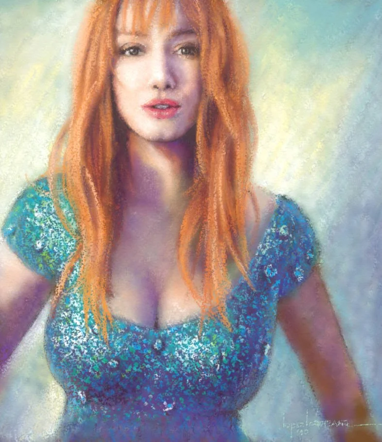 (Tap the image to see the speed painting)  Christina Hemdricks - ArtRage / 2010