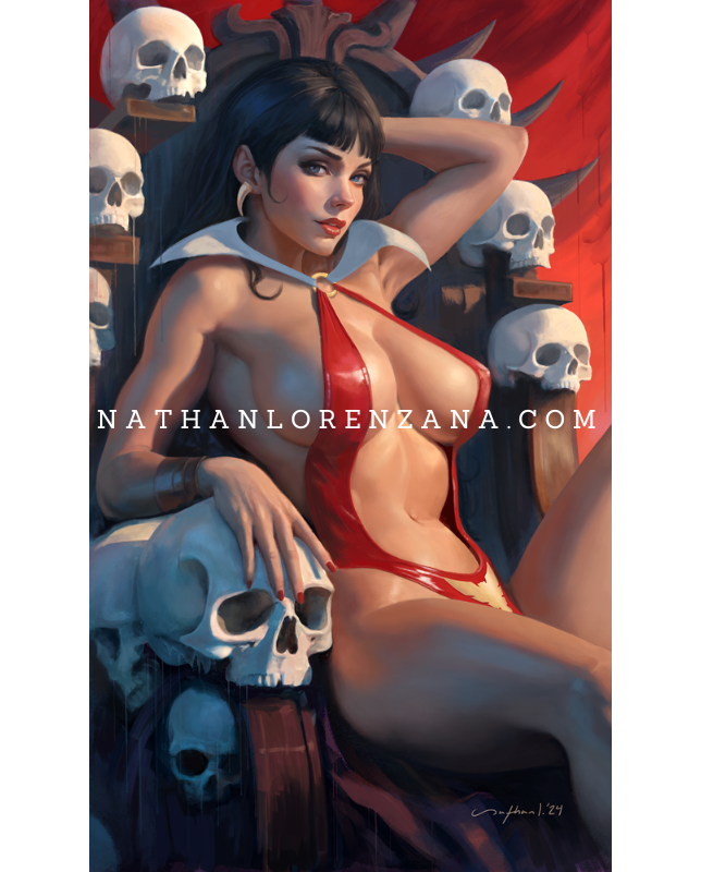 Vampirella Exclusive - Rebelle 7 & Photoshop / 2024