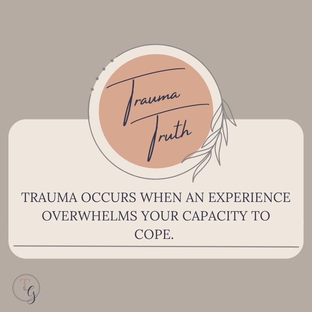 What is trauma?

There are so many definitions but this one rings so true!

For me it was:
👉 Growing up in a home that wasn&rsquo;t safe
👉 Deeply fearing the man that raised me
👉 Finding my brother after he decided he could no longer live 
👉 Doin