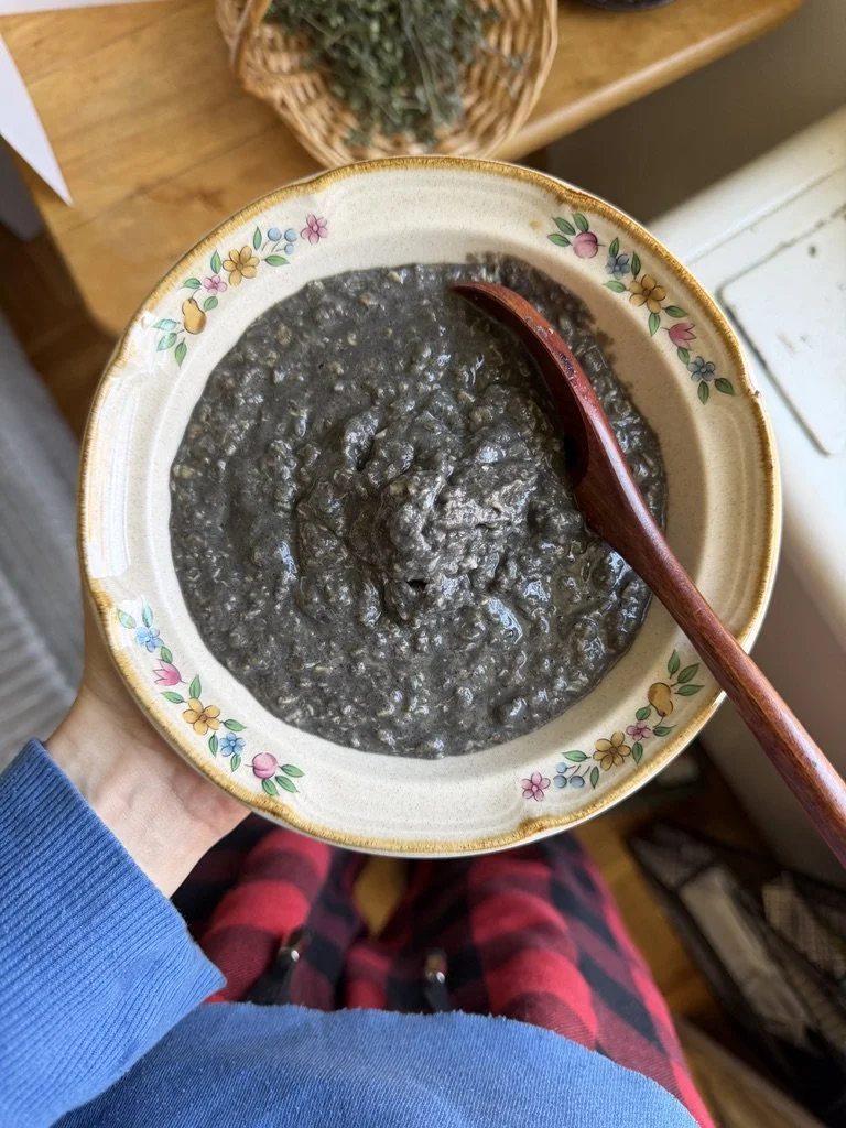 Goth Oatmeal w Whisked Eggs: