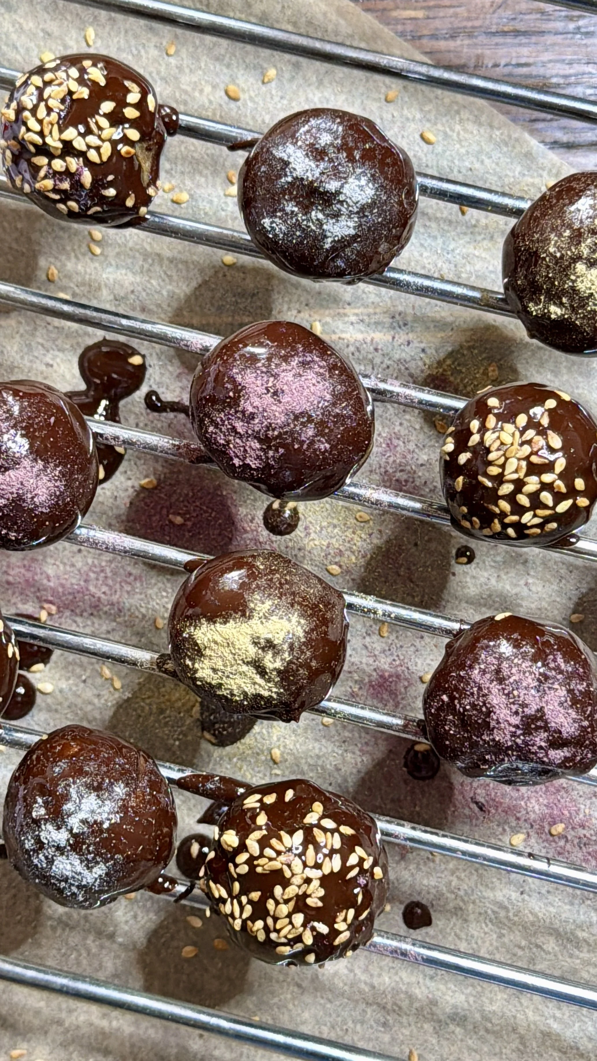 Chocolate Covered Cookie Dough Bites