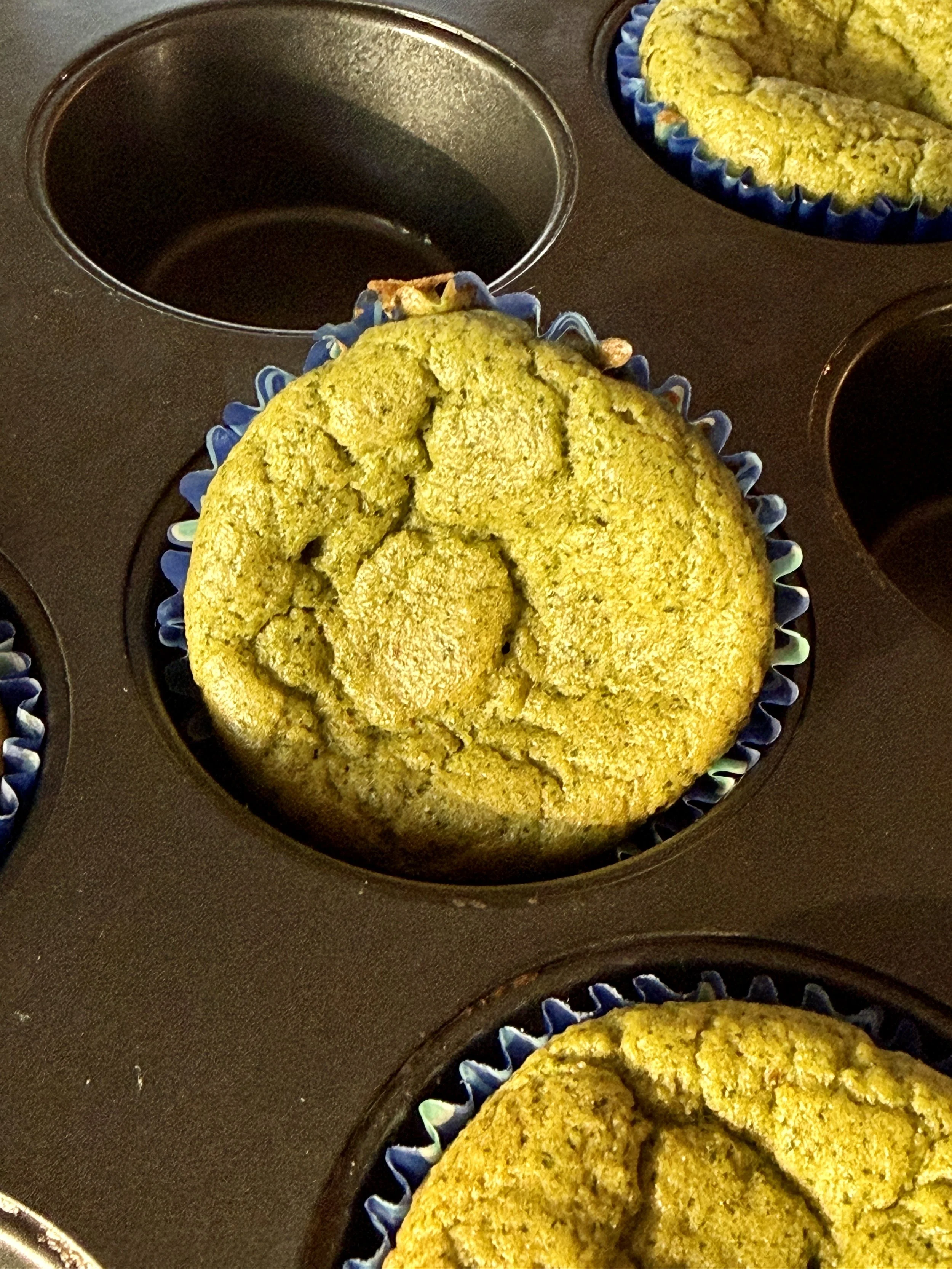 Paleo & Low Sugar Spinach Muffins
