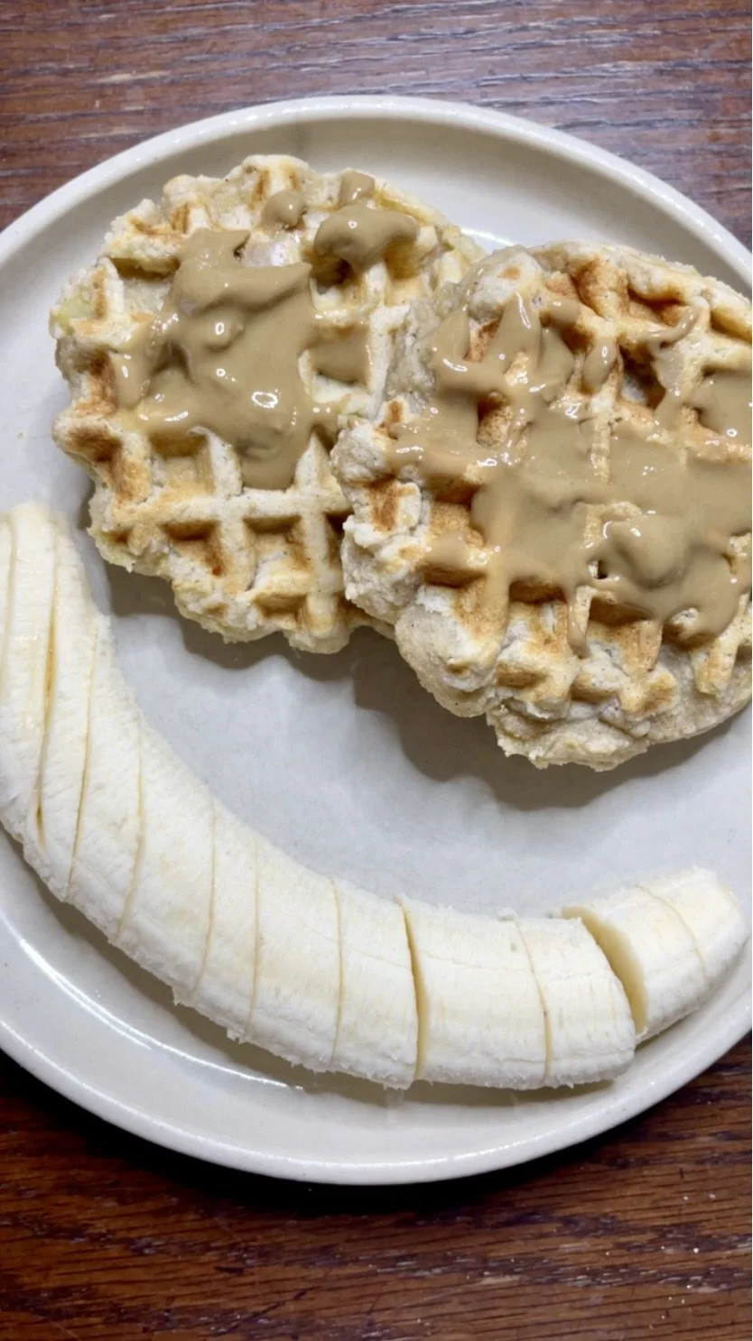 Japanese Sweet Potato Waffles