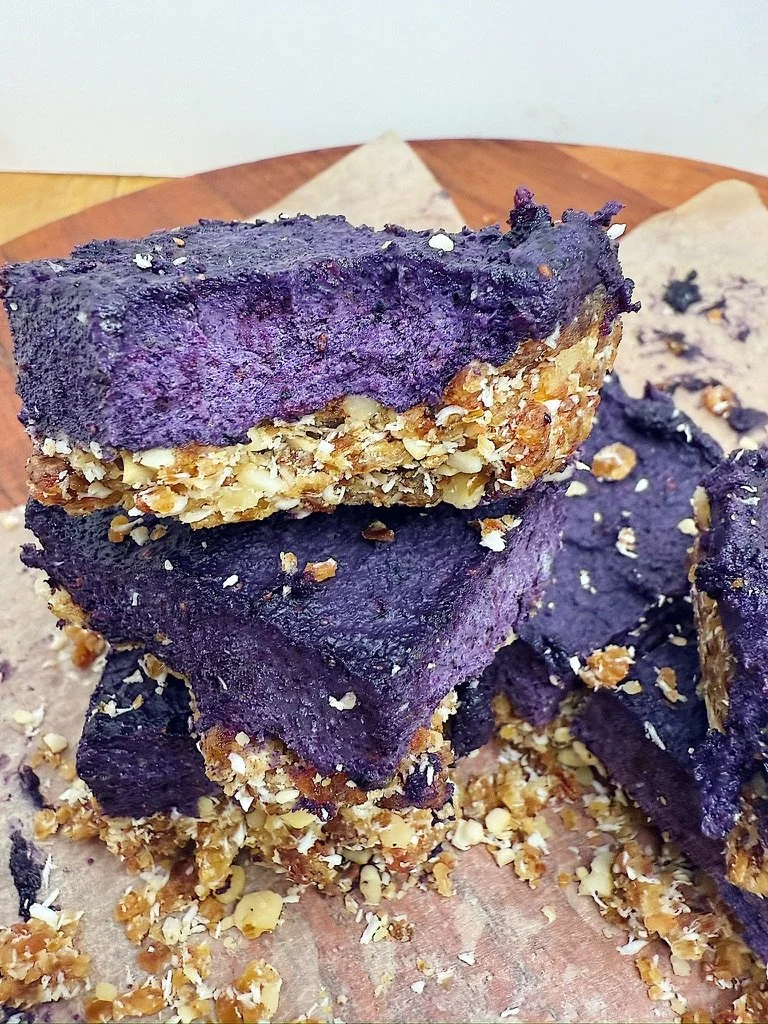 PMS Healing Blueberry Tahini Bars