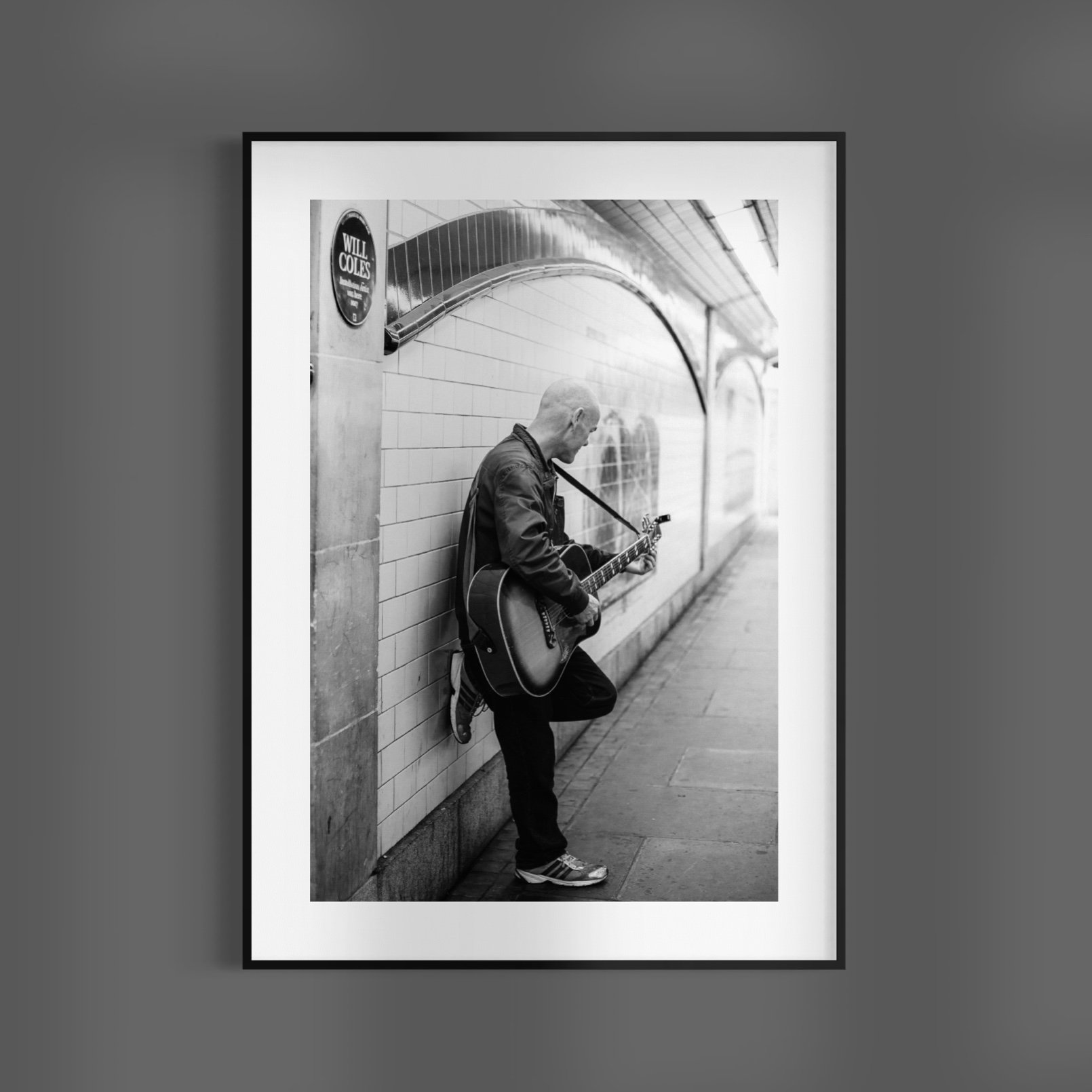 Street Musician in the Underpass
