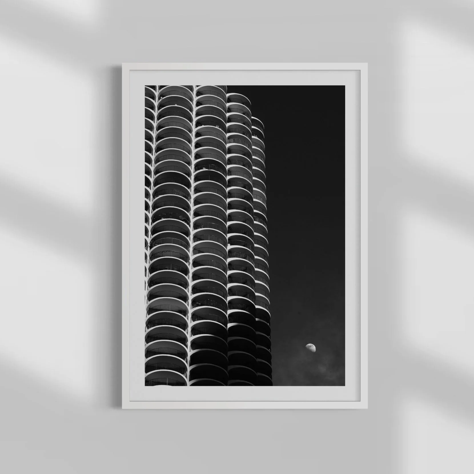 Moon Over Marina City