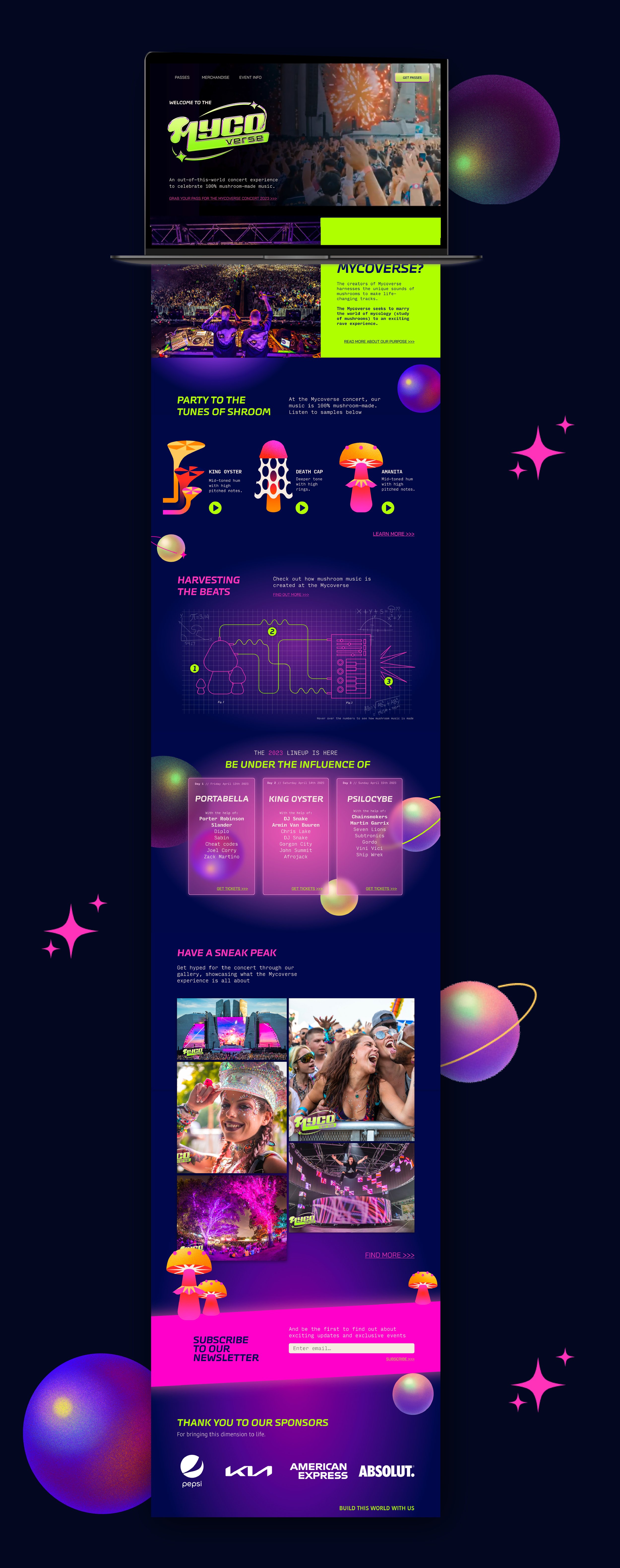 Website Landing Page