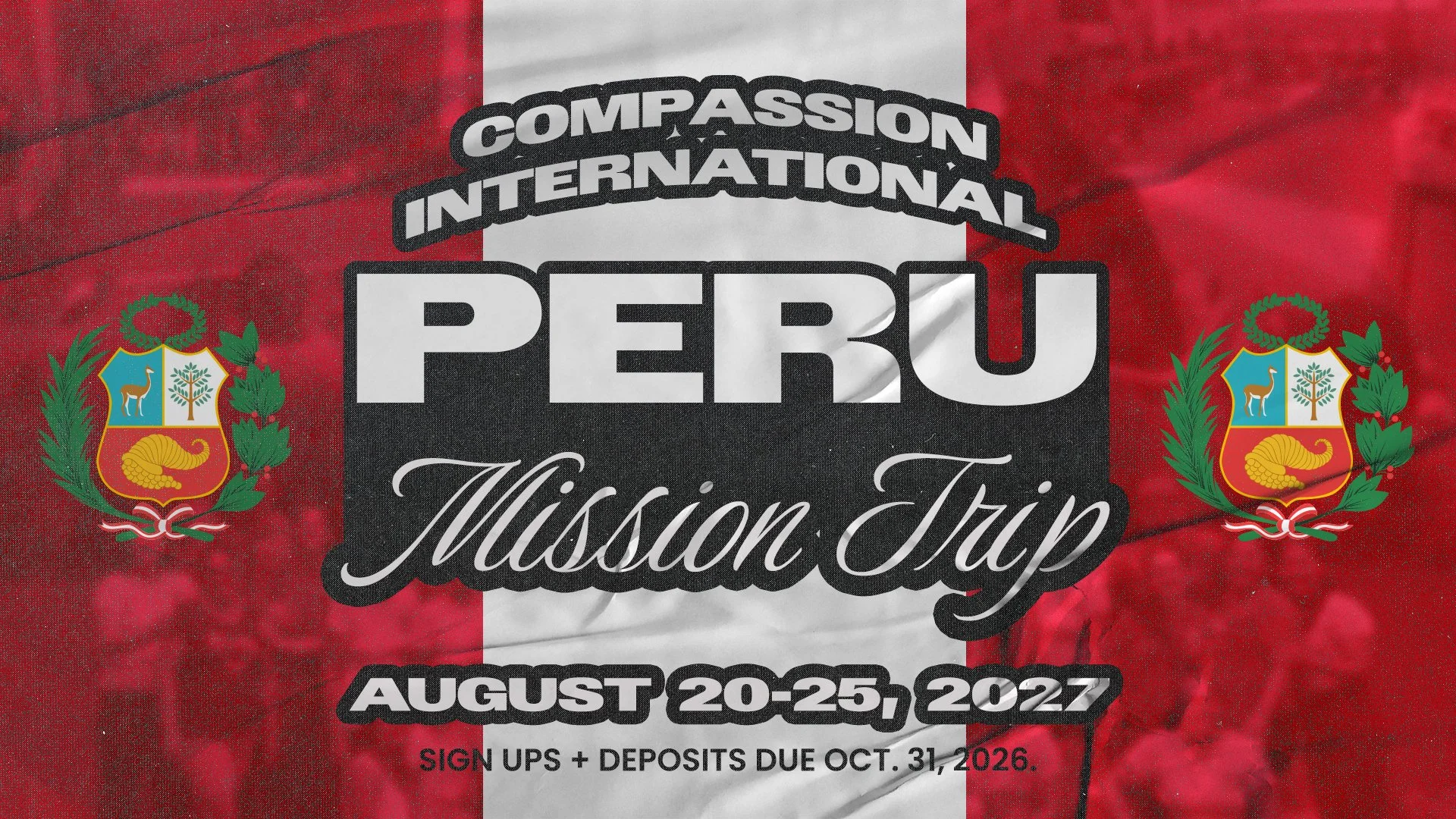 Compassion International Mission Trip to Peru