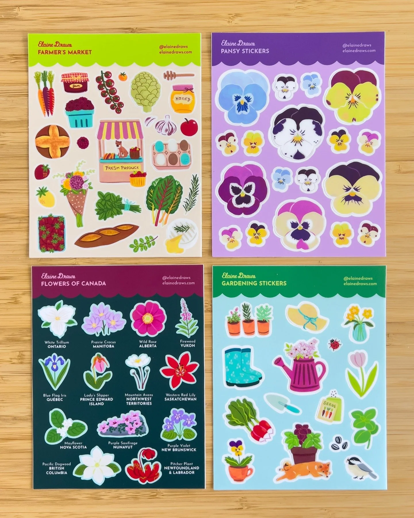 Sticker sheets were a product I debuted in 2025 for the @torontostationeryshow, and I had so much fun creating them! Can you guess which one is my &ldquo;surprise&rdquo; best seller?   After creating this particular design, I thought, &ldquo;Who&rsqu