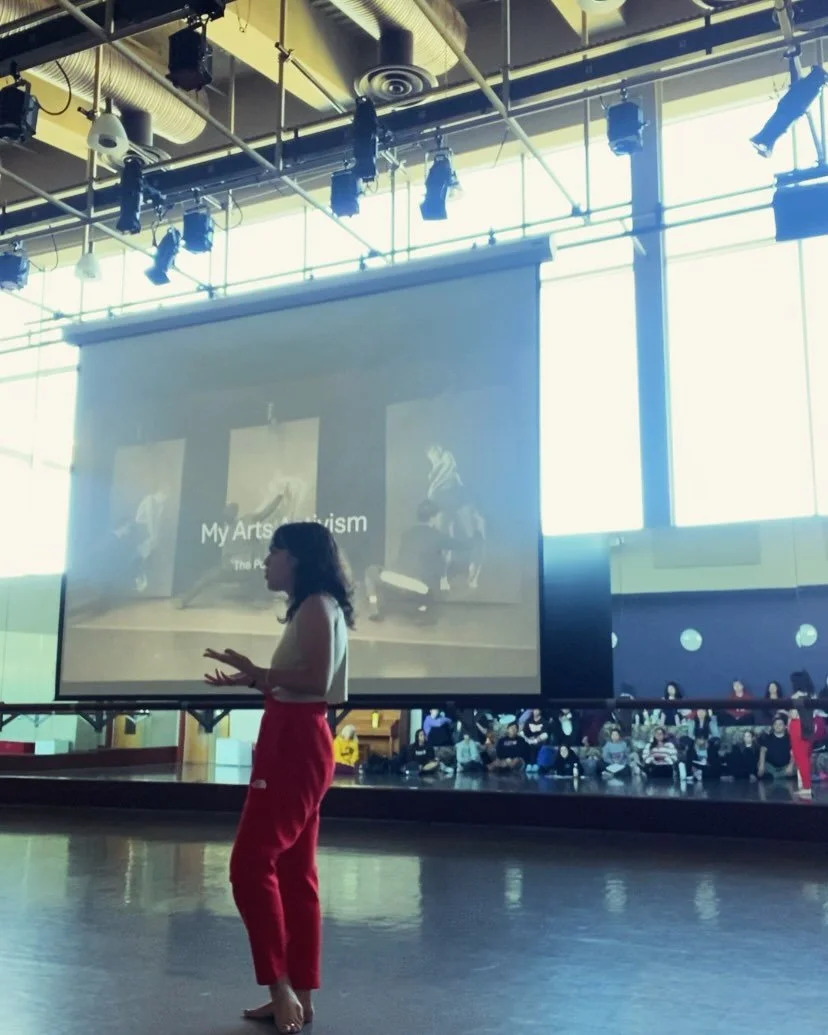 🌪️ tornado week 🌪️ 
.
.
huge congrats to @danfrootandcompany
.
.
taught 12 classes in 5 days at 3 different universities &amp; had a rehearsal for my own work and admin monkeyed it was not chill but was deep