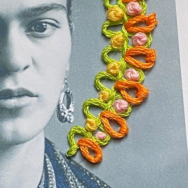 Embroidery on Postcards Class