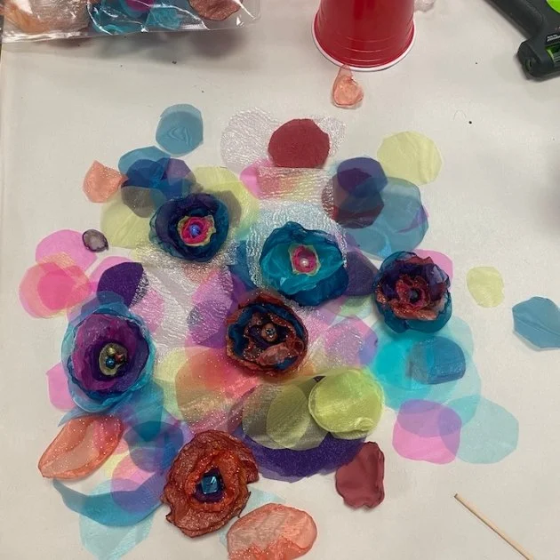 Toasted Organza Art Class