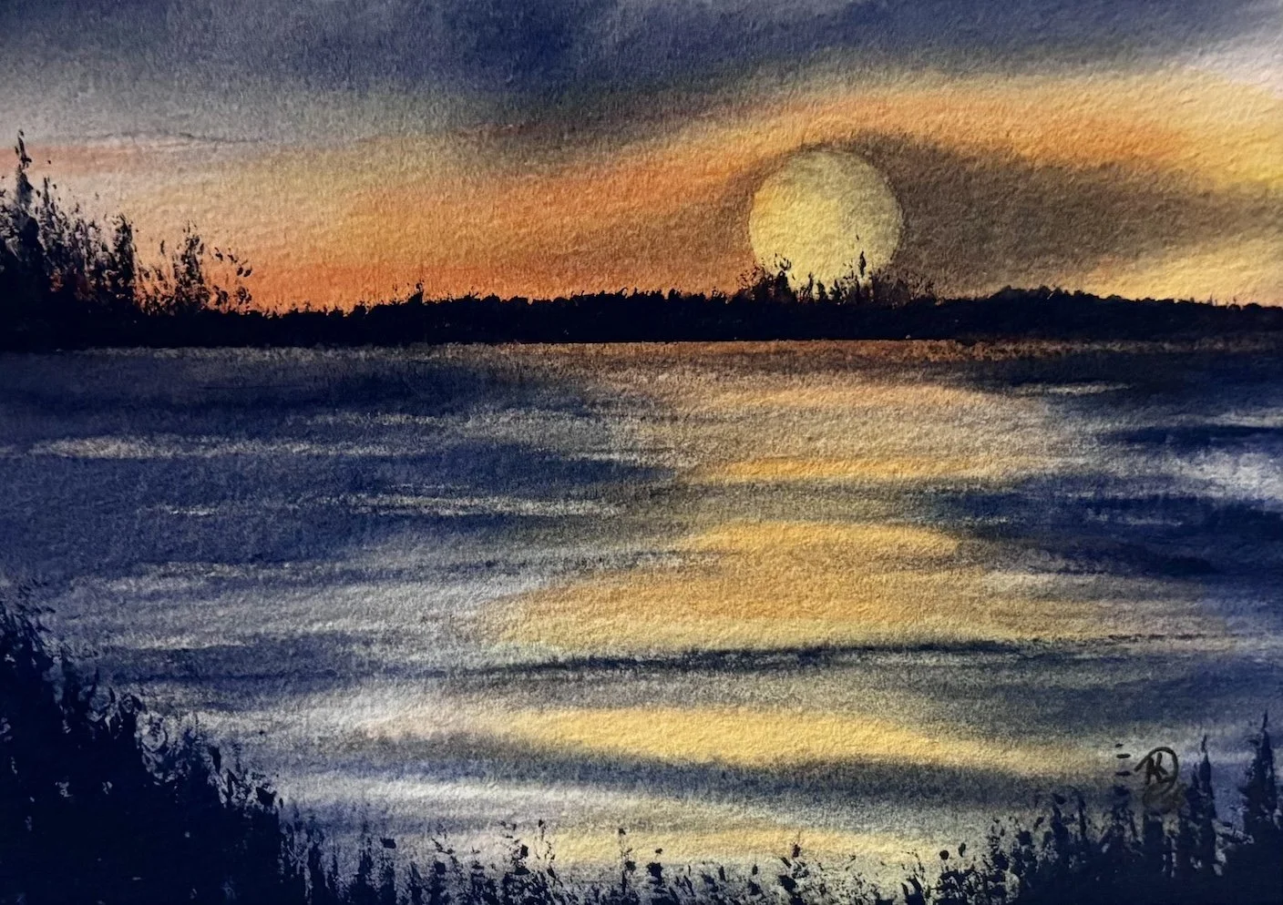 Brushes Down Watercolor