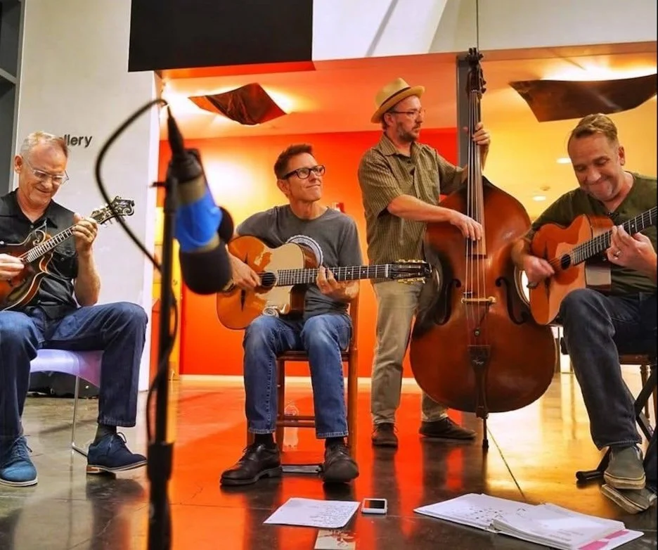 quartet playing folk music