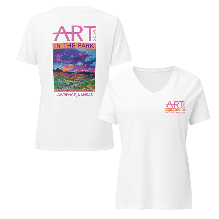 Art in the Park 2026  |  Women’s Relaxed V-neck T-shirt | Design on Back
