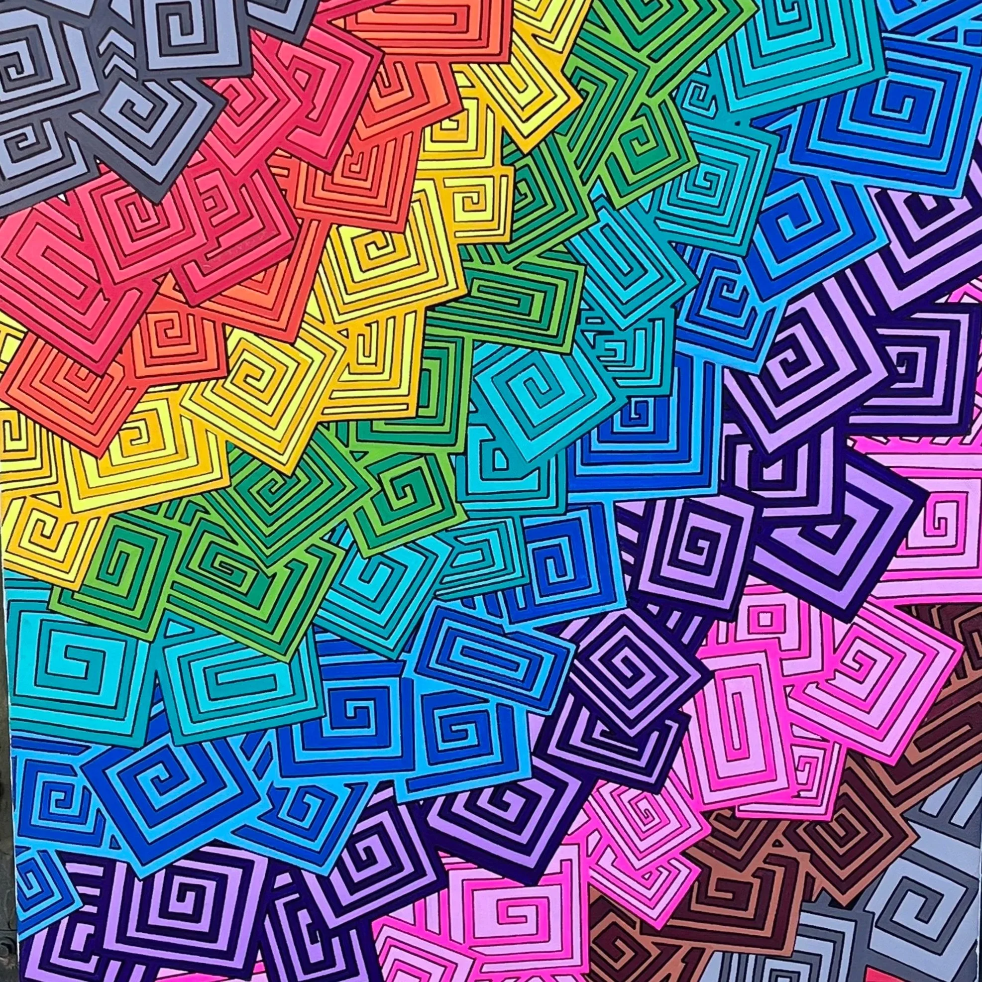 rainbow shapes