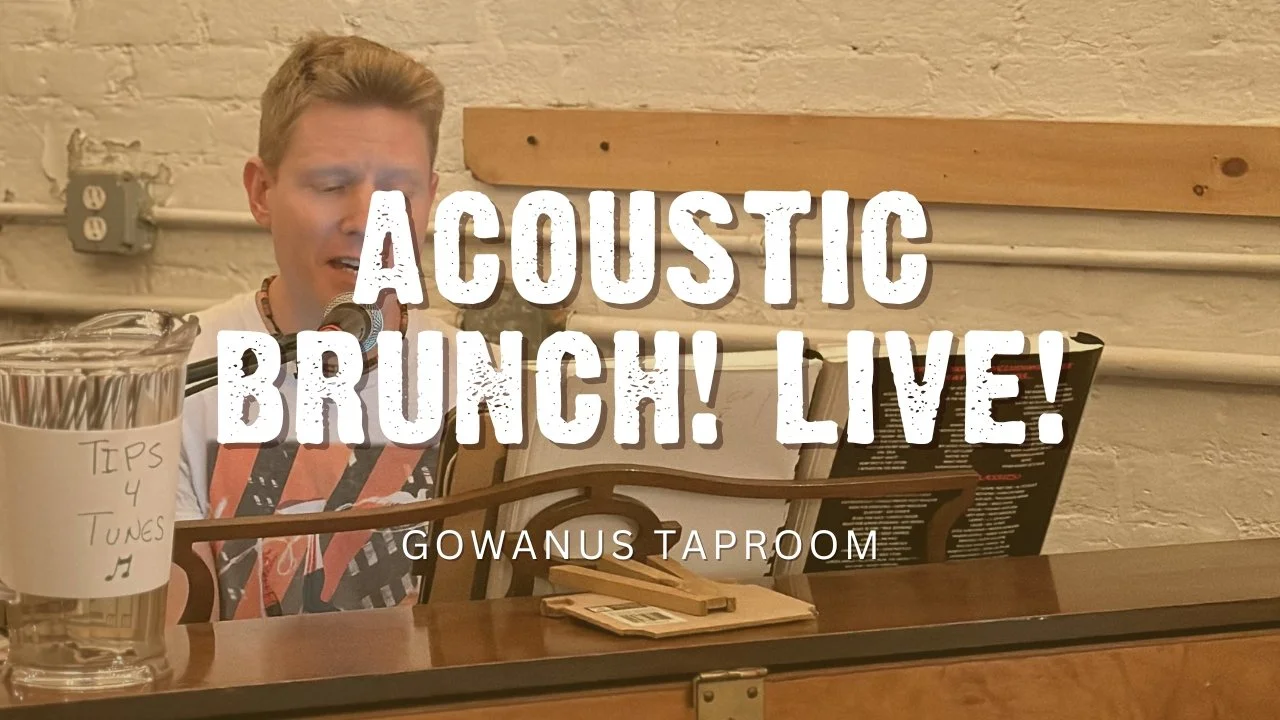 Acoustic Brunch! Live! Gowanus Taproom with person playing the piano