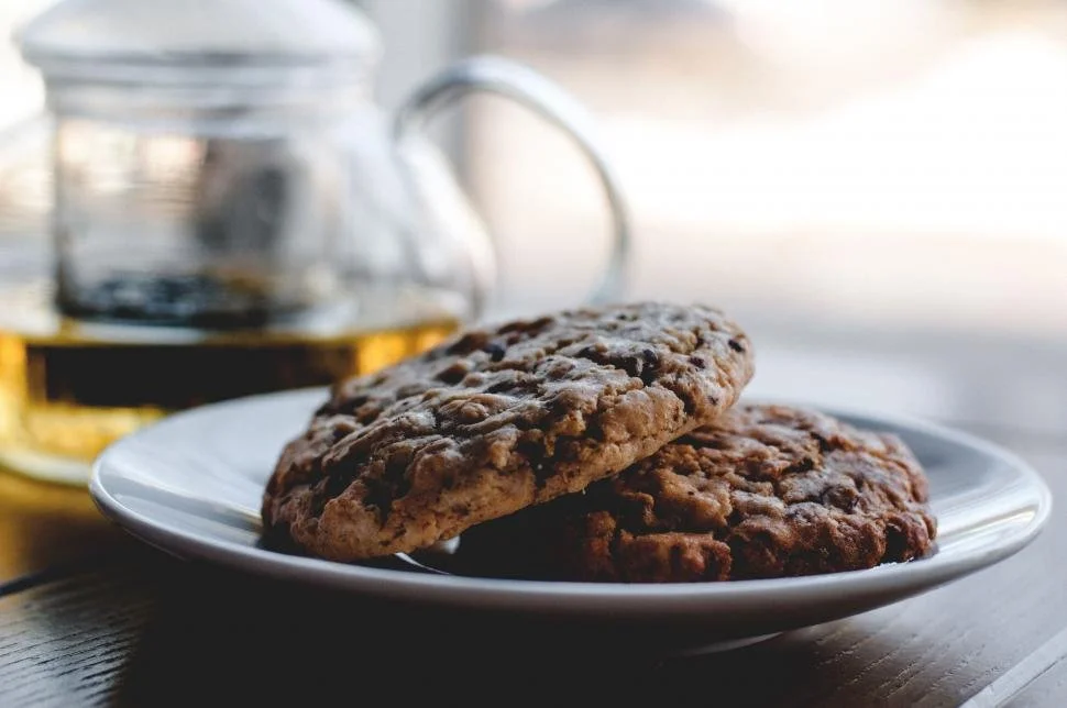 Chewy Earl Grey Oatmeal Cookies