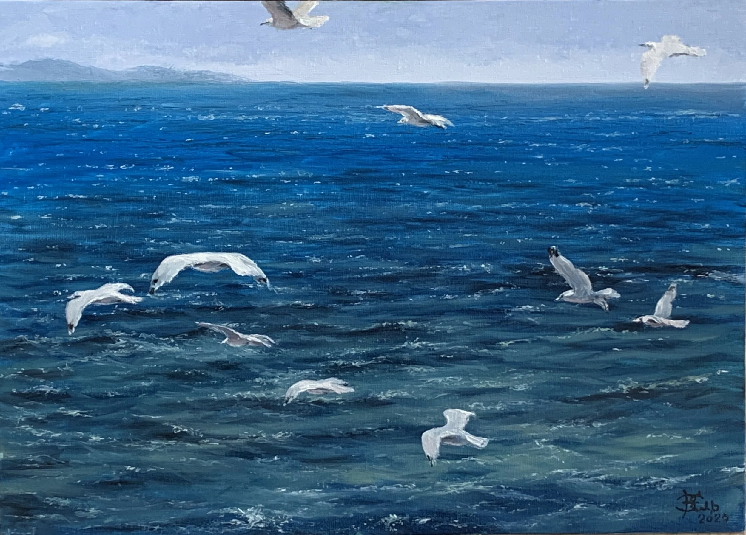 The Gulls 20x30cm