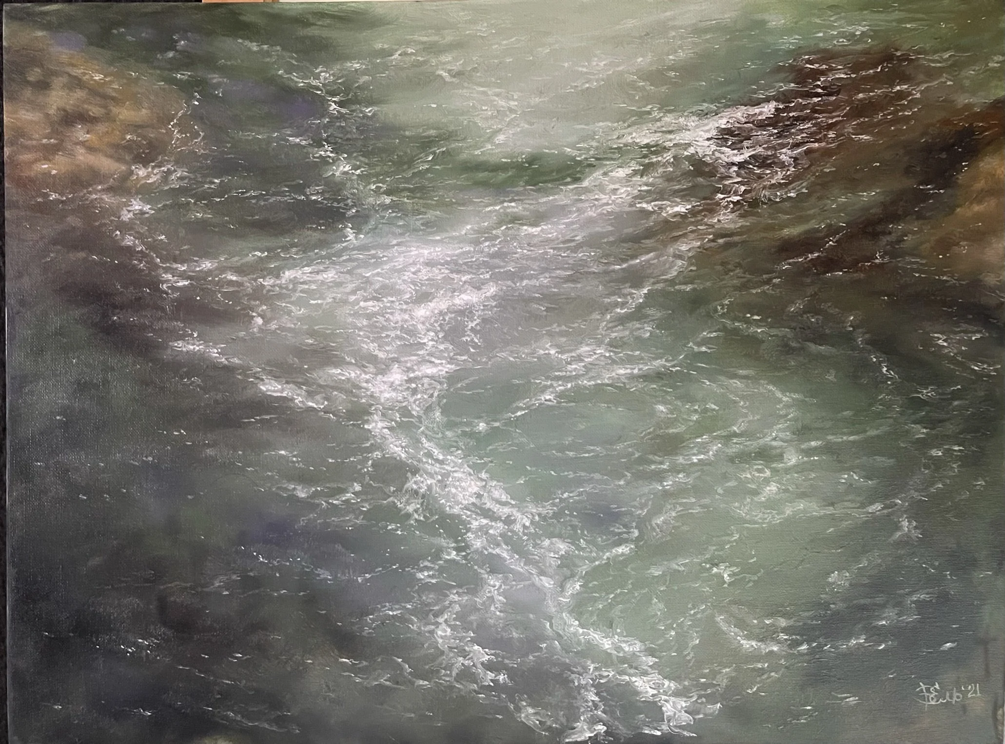 River Flow 45x61cm