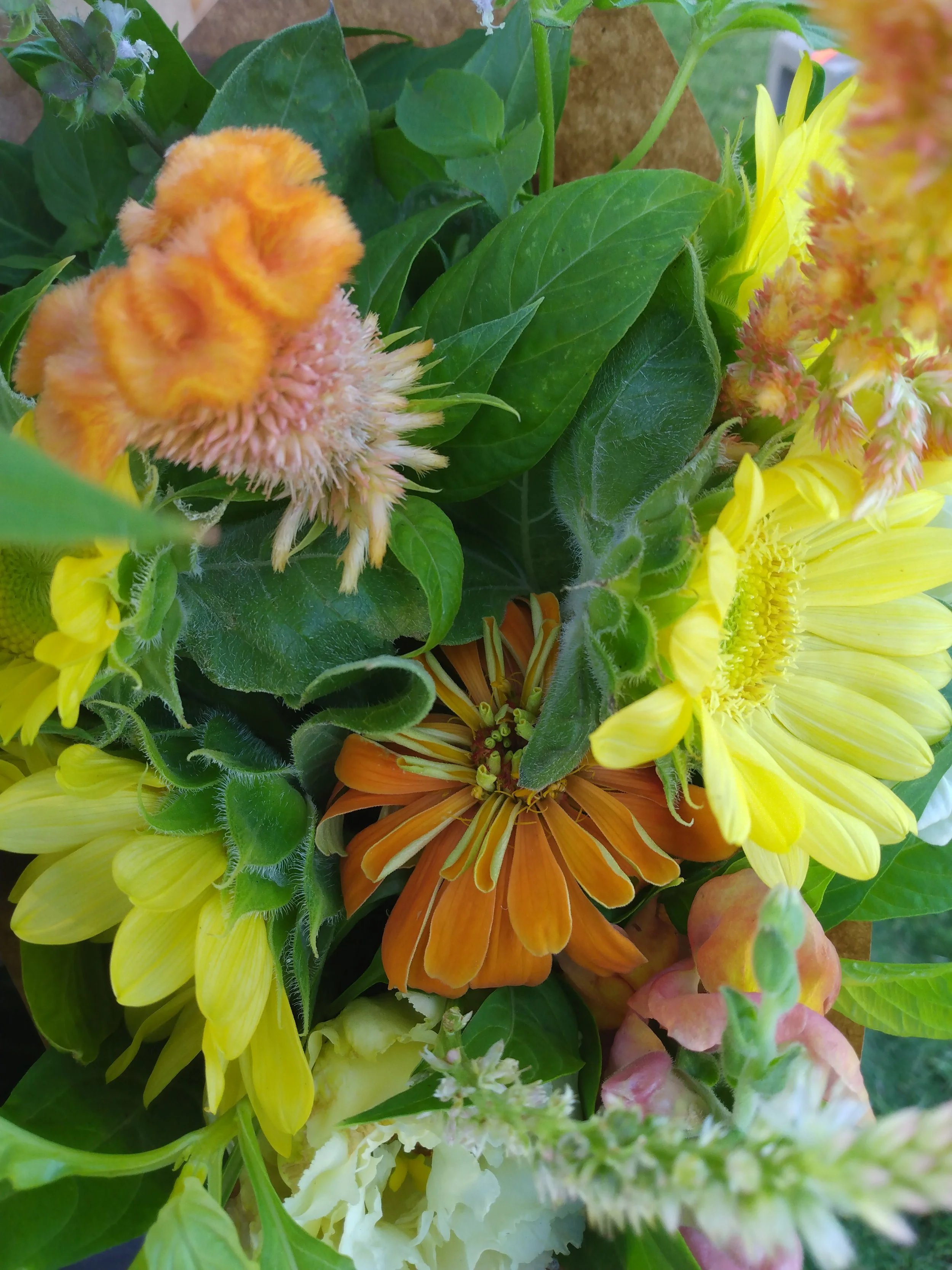Citrus Colored Bouquet