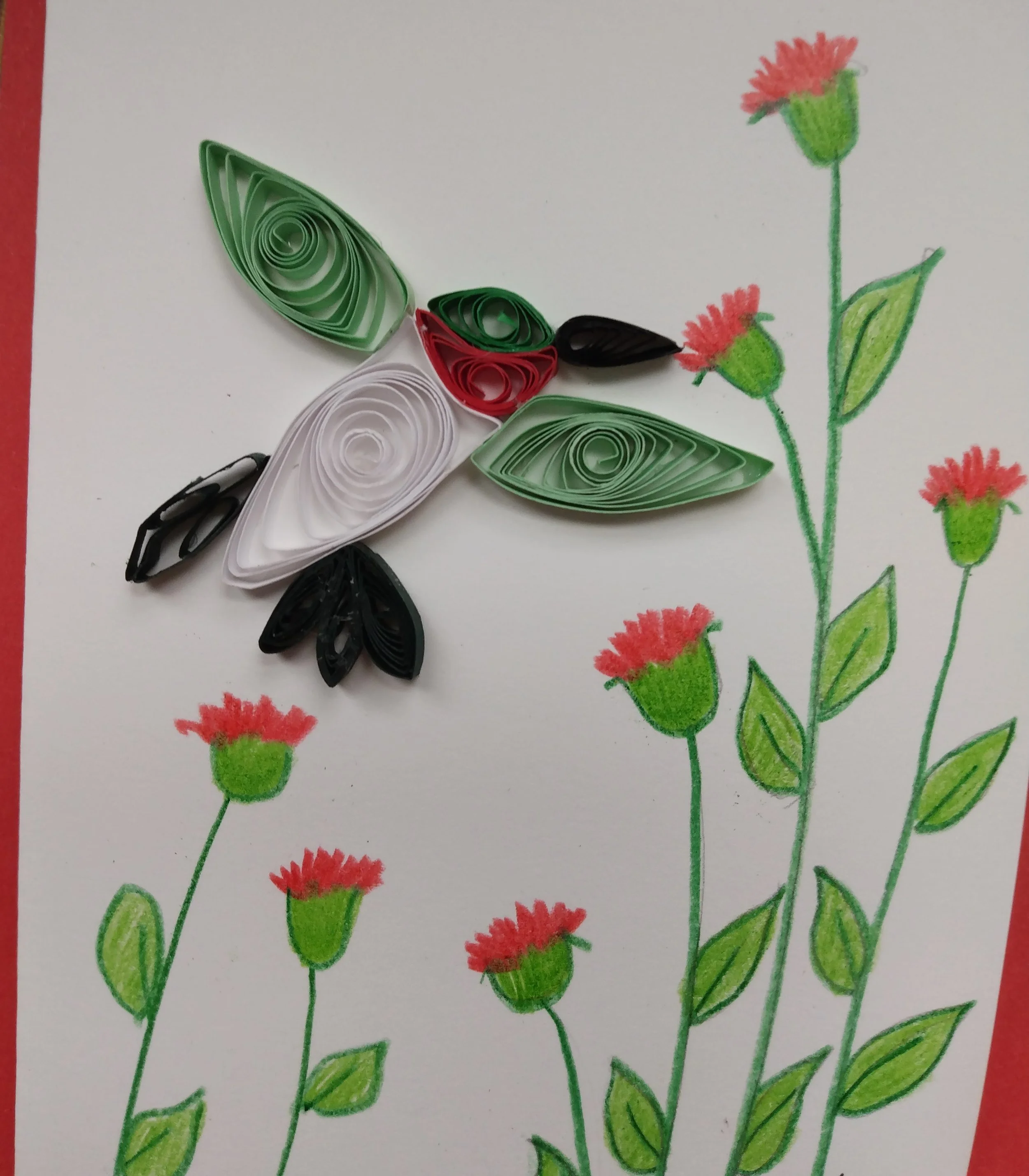 Quilled Hummingbird