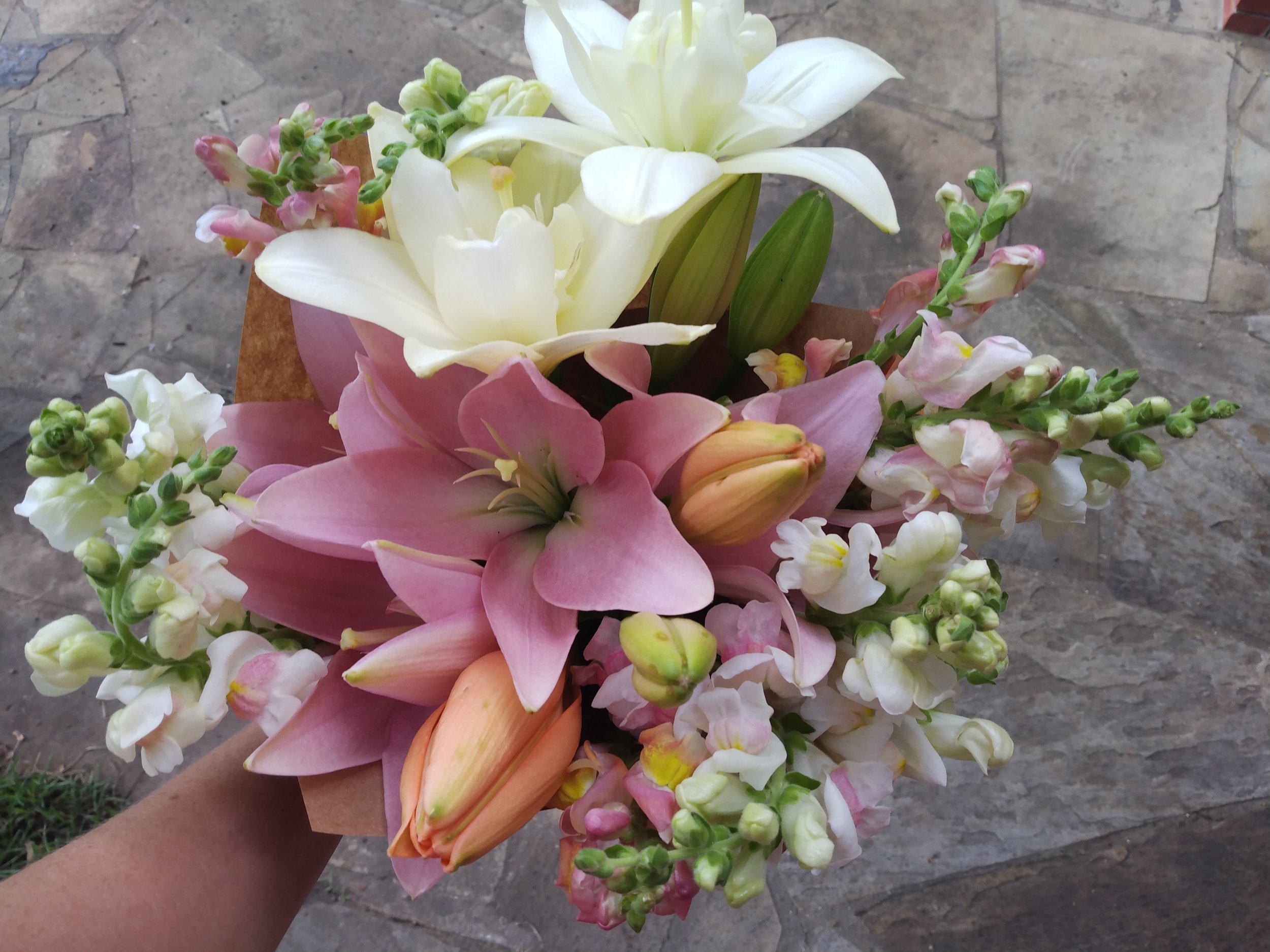 Pastel Lily Bouquet