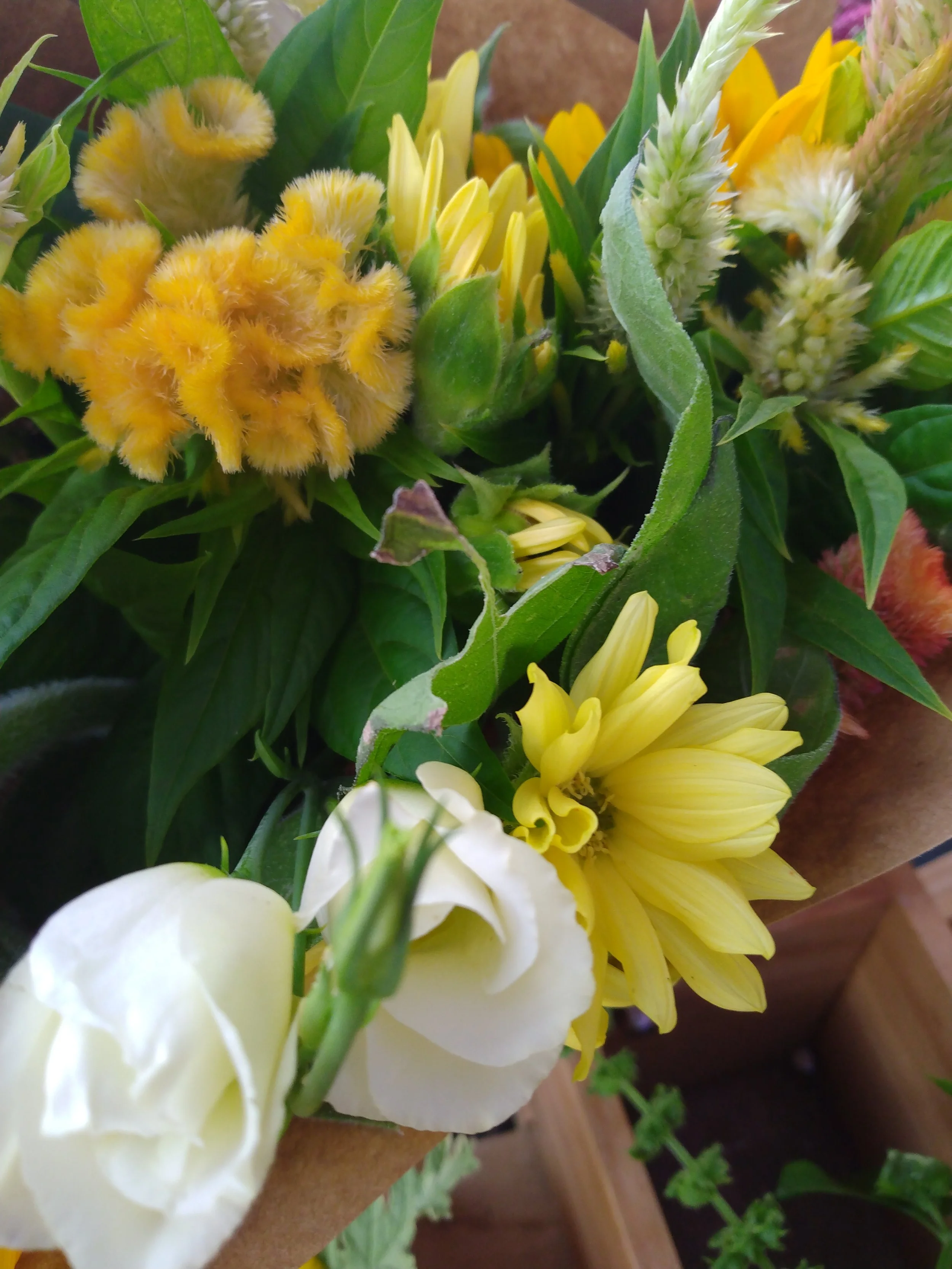 yellow bouquet