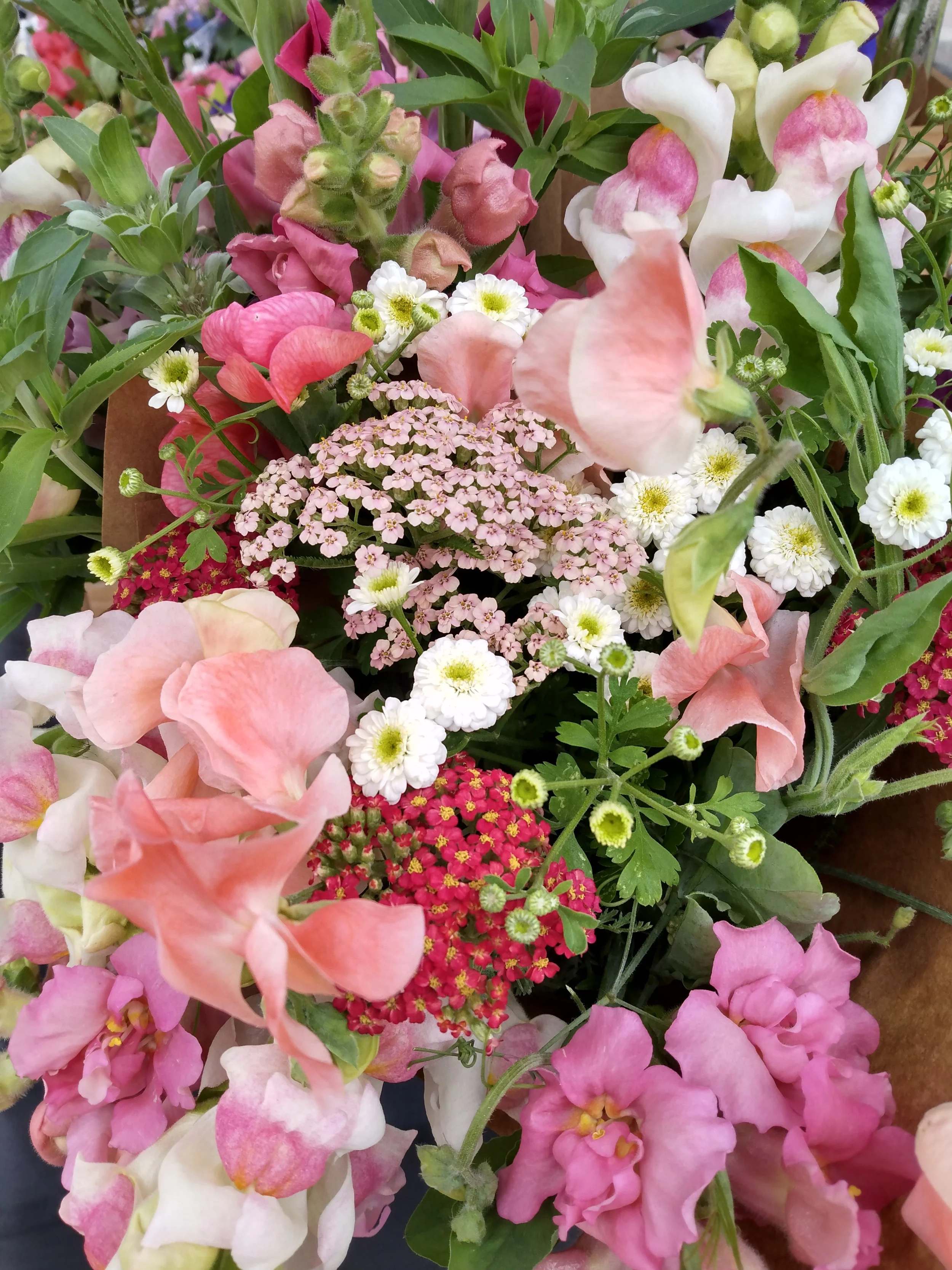 Peachy pink bouquet