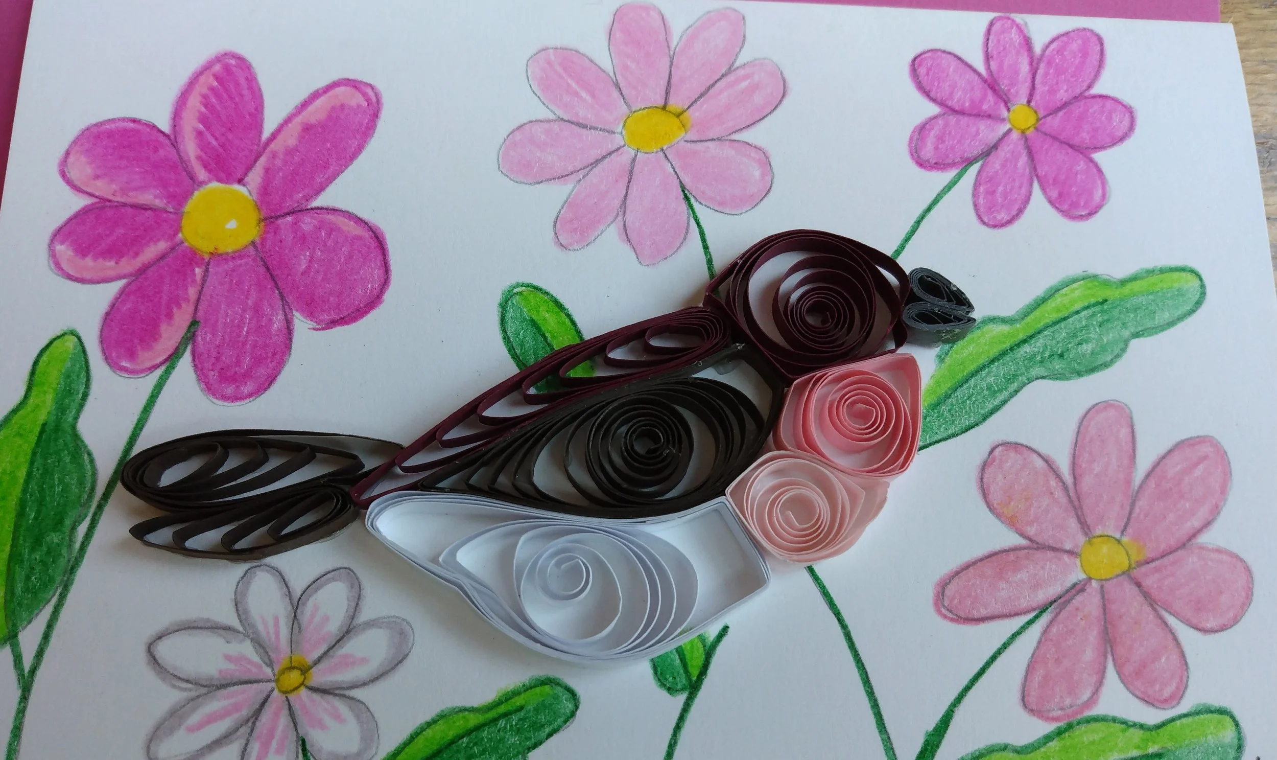 Quilled Purple Finch