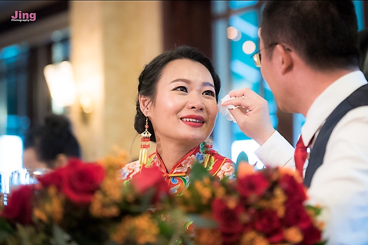 纽约中式新娘妆发