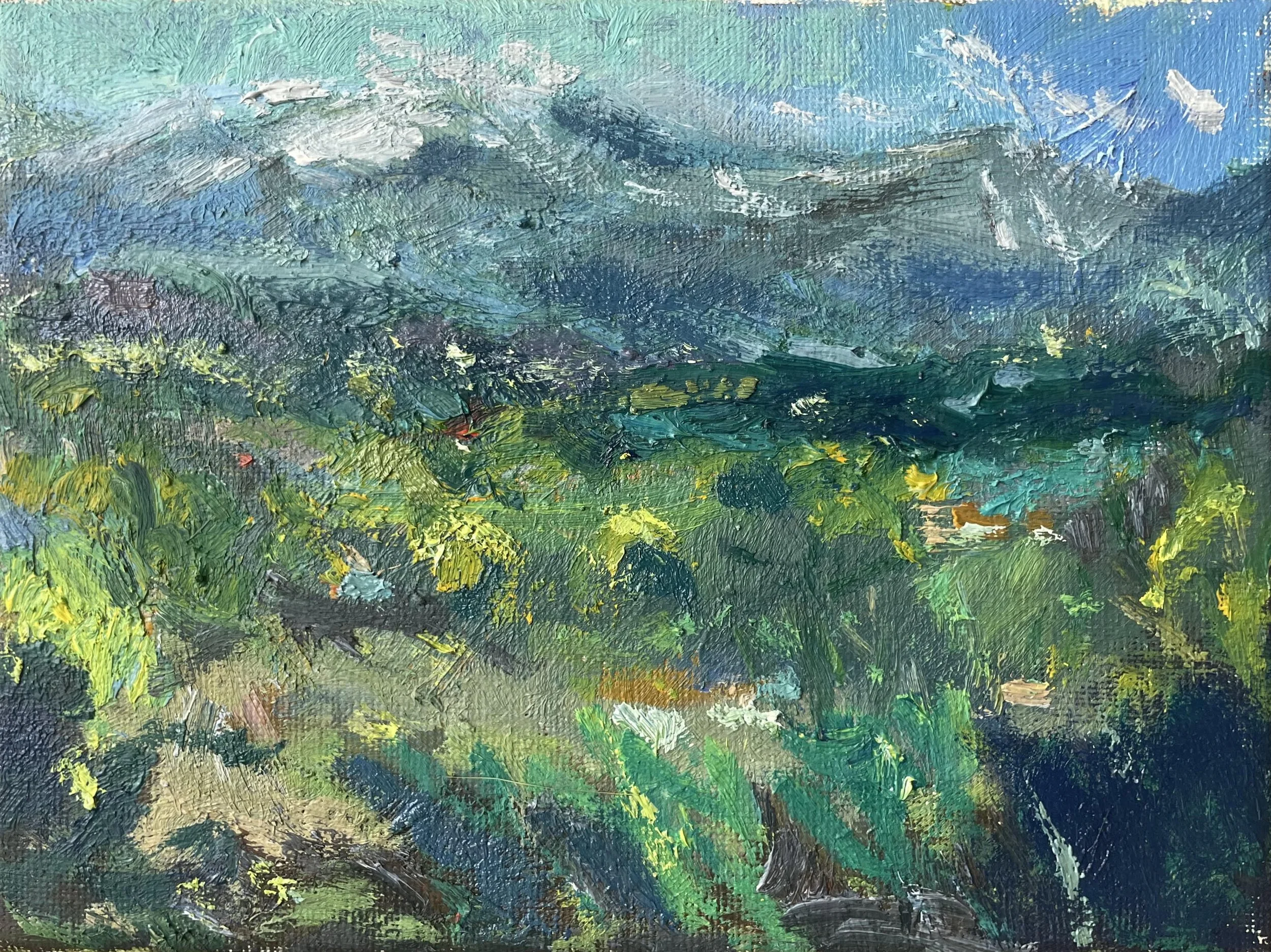 Lekka Ori  - Oil on canvas  -  20cms x 15cms