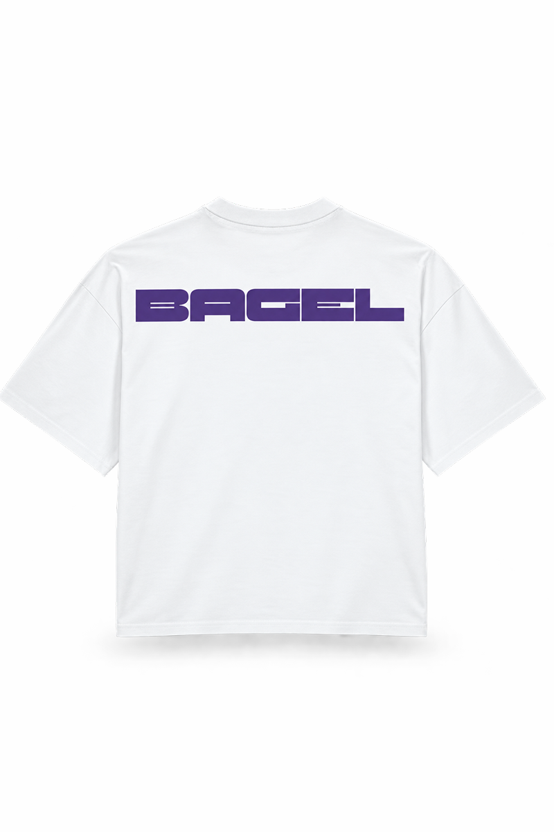 BAGEL – Royal Purple Short-Sleeve Logo Tee
