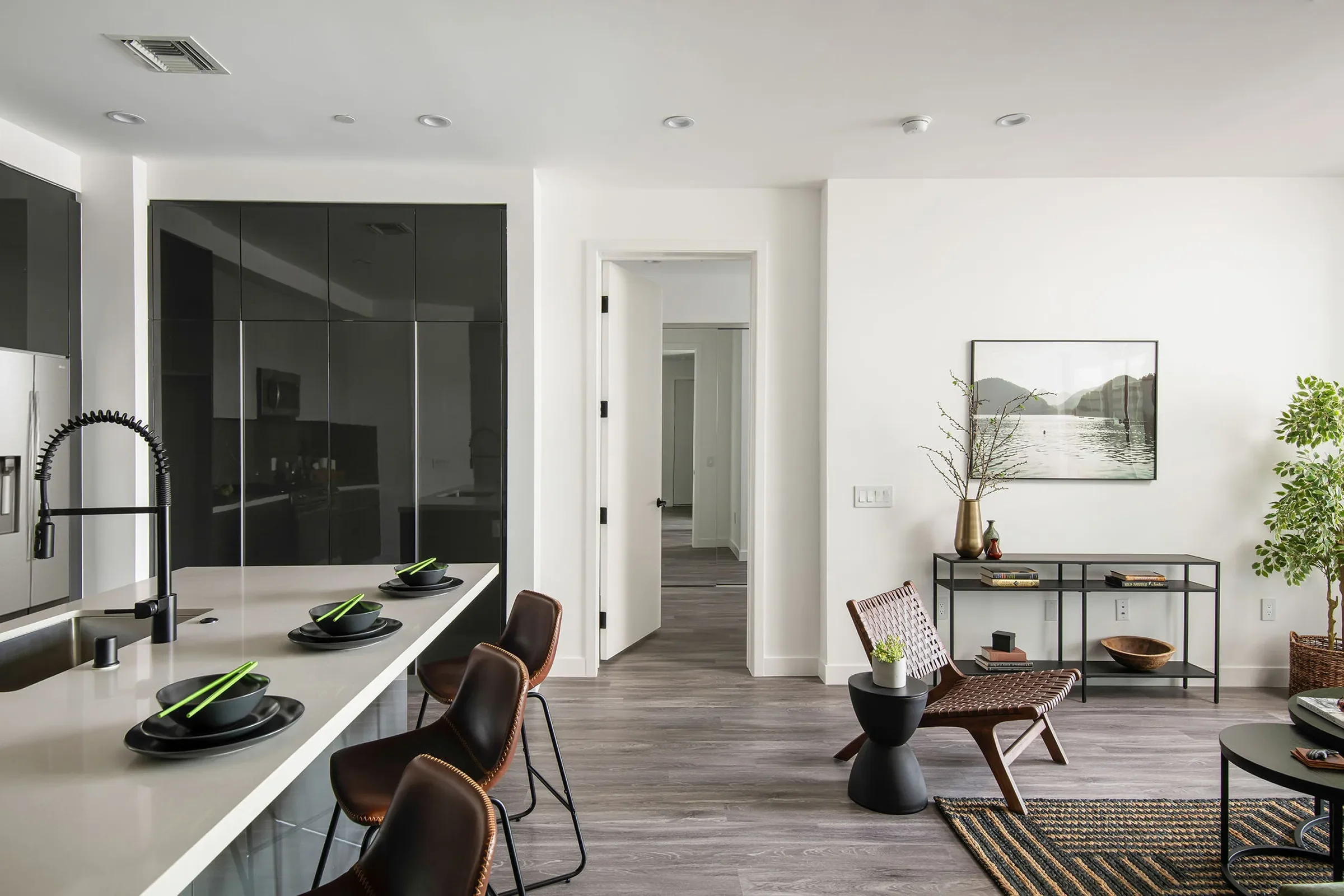 model residence interior photography for hiro house condominiums in little tokyo los angeles