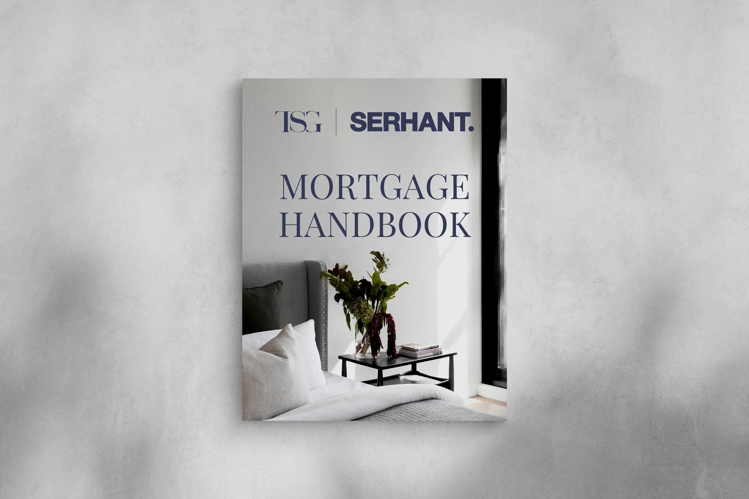 luxury print collateral design for the santistevan group at serhant