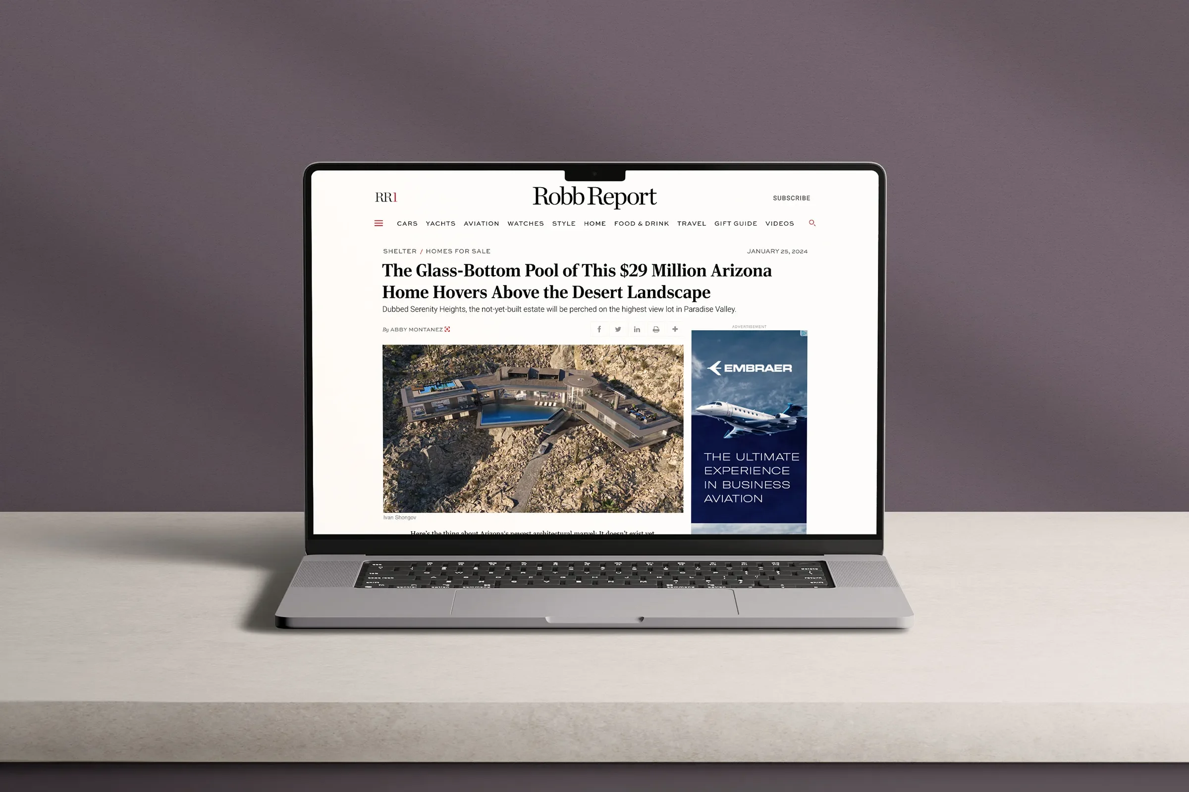 robb report press coverage featuring saddleridge, a luxury estate home development in paradise valley, arizona