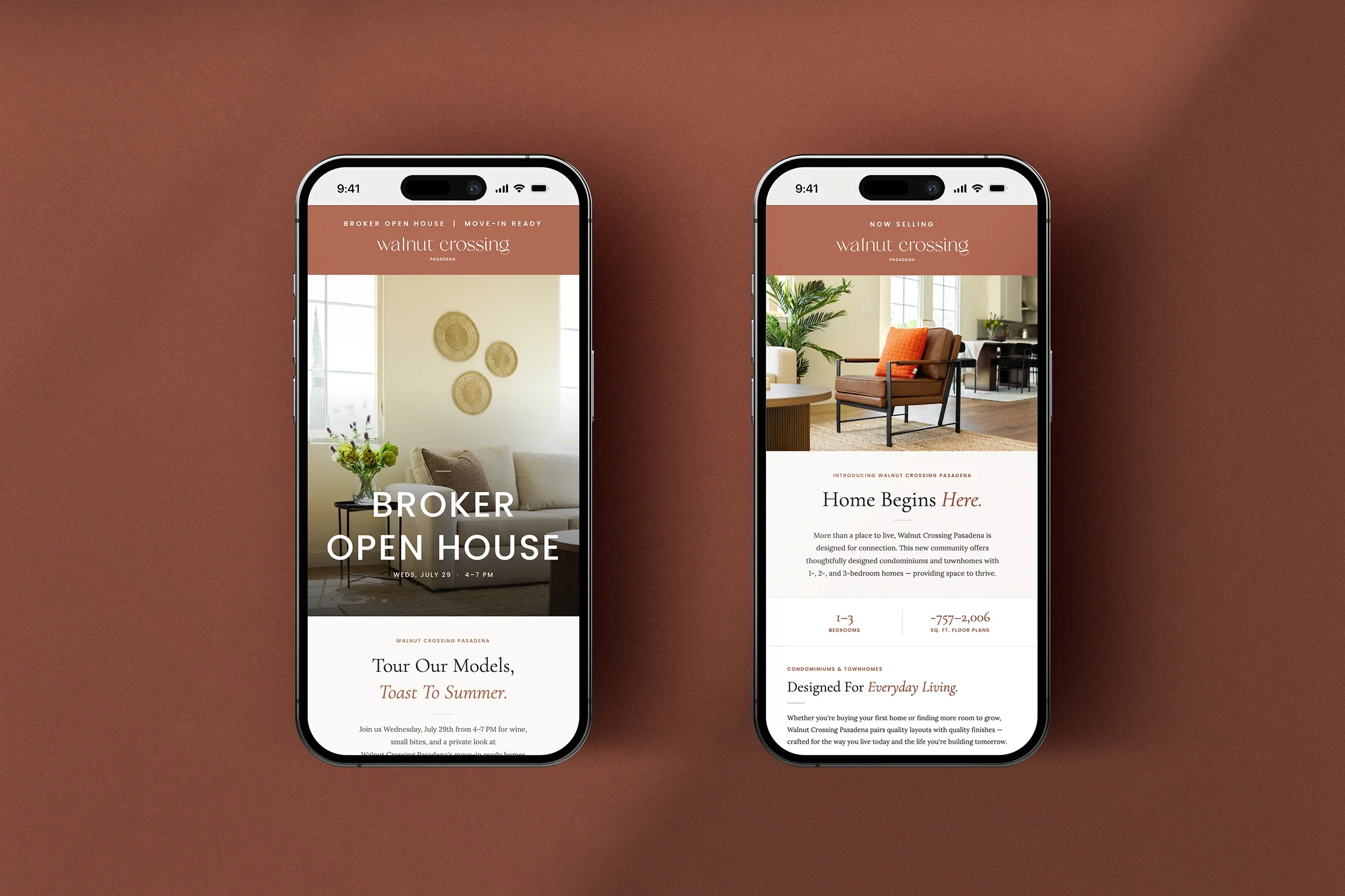 walnut crossing pasadena email marketing campaign designs and strategy created by uptick strategic advisors