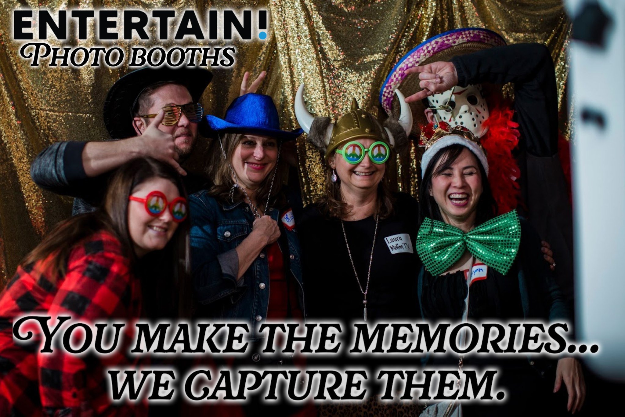 Entertain!, our photo booths are always a crowd favorite, giving guests something fun, interactive, and memorable to take home.

✨ Unlimited prints &amp; digital sharing
✨ Custom photo strips to match your event
✨ Fun props &amp; themed options
✨ Per