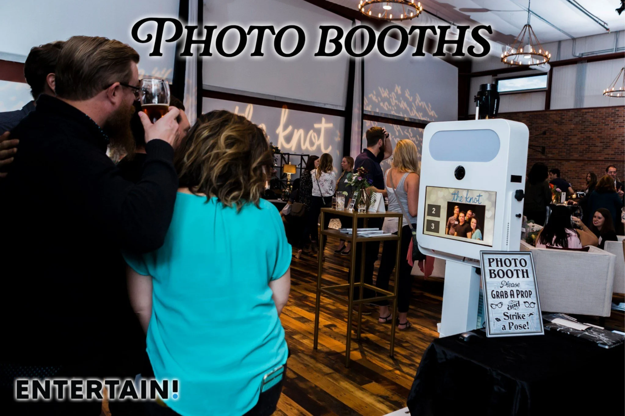 Some of the best moments at an event happen when people let loose and have fun &mdash; and that&rsquo;s exactly what a photo booth brings. #PartyWithEntertain 

Perfect for:
📸 Weddings
🎉 Birthday parties
🏢 Corporate events
🎊 Private celebrations

