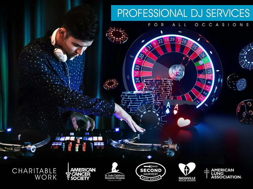 From the first guest arrival to the final song of the night, we bring the energy, the atmosphere, and the experience.

Our services include:

🎶 Professional DJs &amp; MCs
🎻 Live Musicians
📸 Photo Booths
🎰 Casino Parties
✨ Cold Spark Fountains
💡 