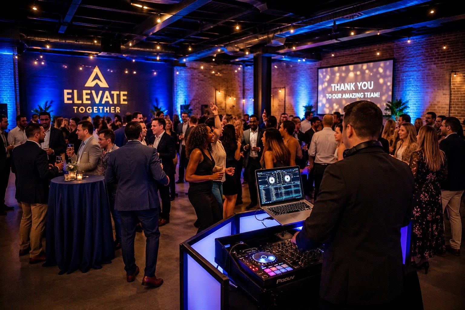 Weddings are our specialty &mdash; but they're not all we do 🎉

Corporate events, holiday parties, school dances, fundraisers, private parties &mdash; if there's an occasion and you need the energy to match, we bring it every time.

Nashville and Mi