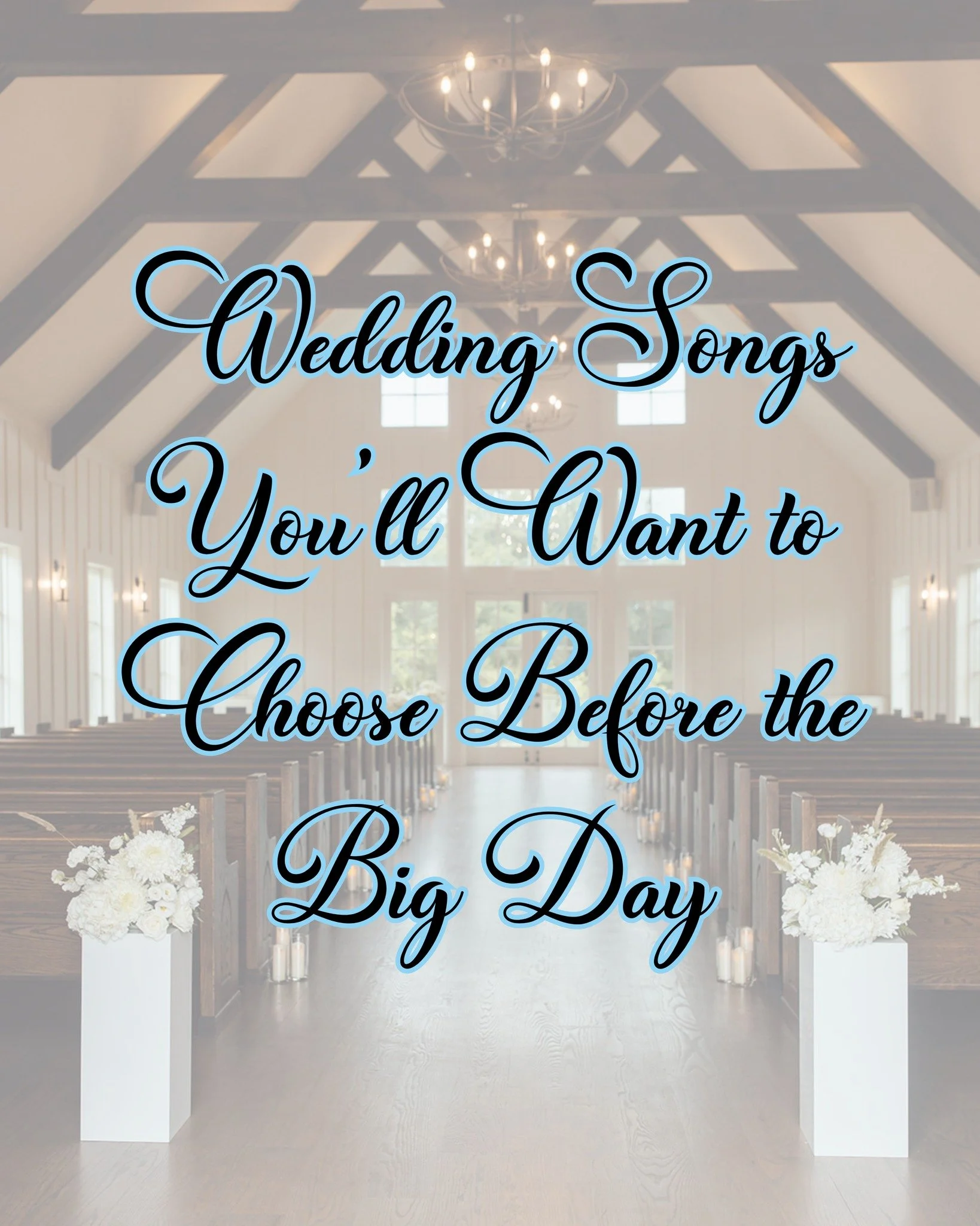 You picked the date, the venue, the dress&hellip; but have you picked the songs? 🎶💍

From walking down the aisle to the very last dance, your music helps tell the story of your wedding day.

Save this for later and send it to someone planning a wed