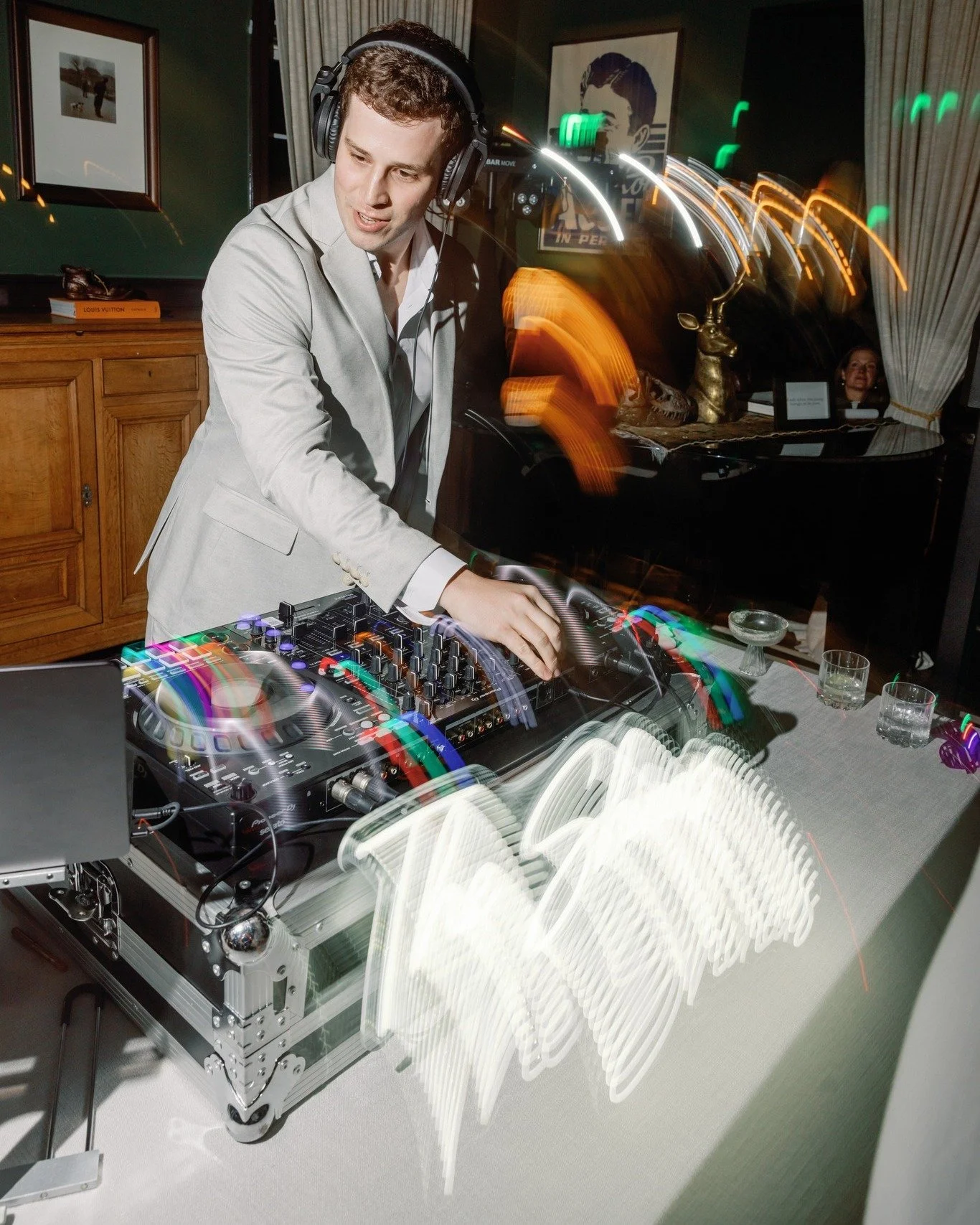 When the groom is ALSO a DJ, you let him cook! 🎧

Photographer: @steph_sorenson 

#JustMarried #Nashville #WeddingDJ #GroomVibes #WeddingParty