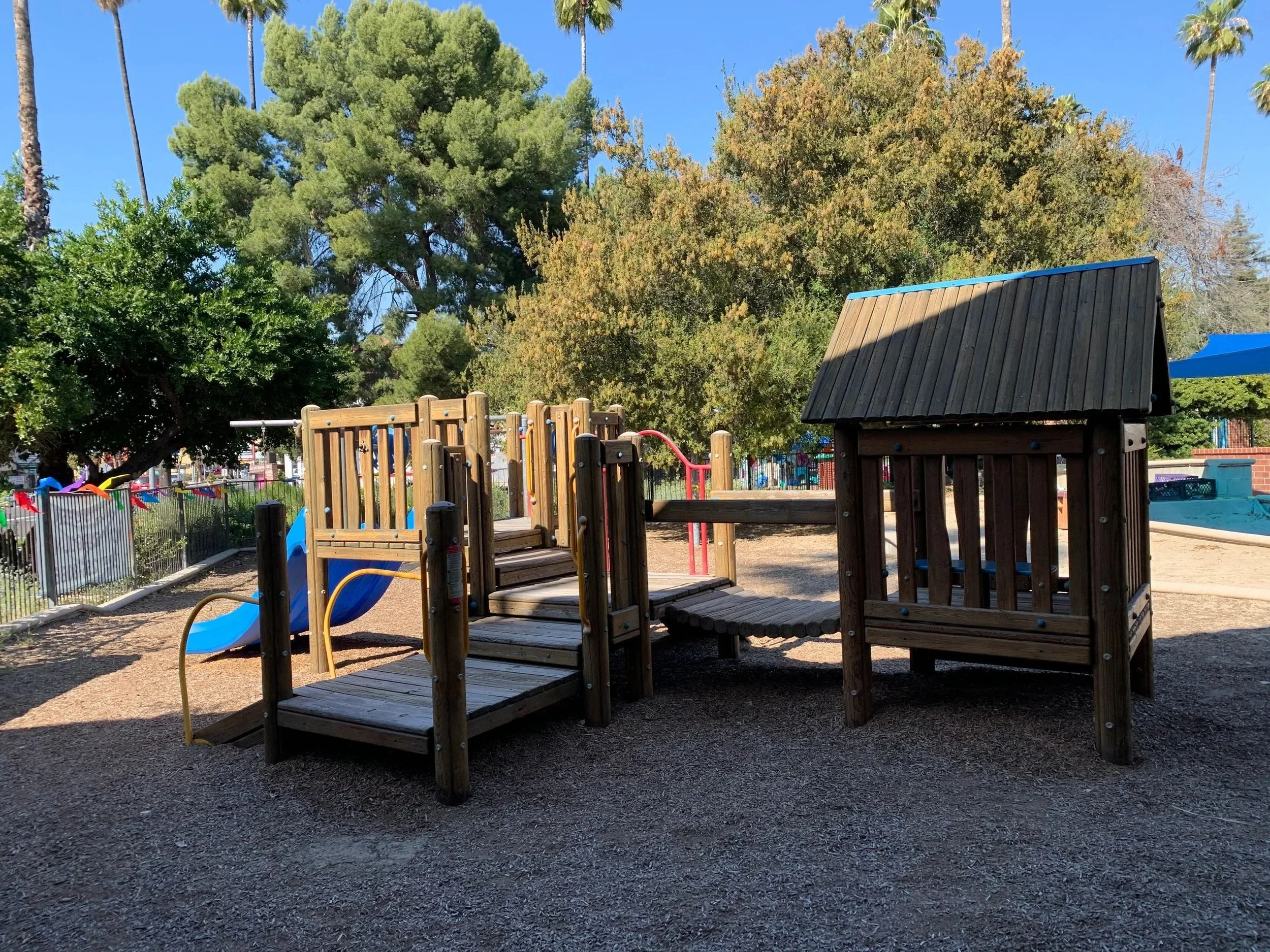 The original playground on campus.