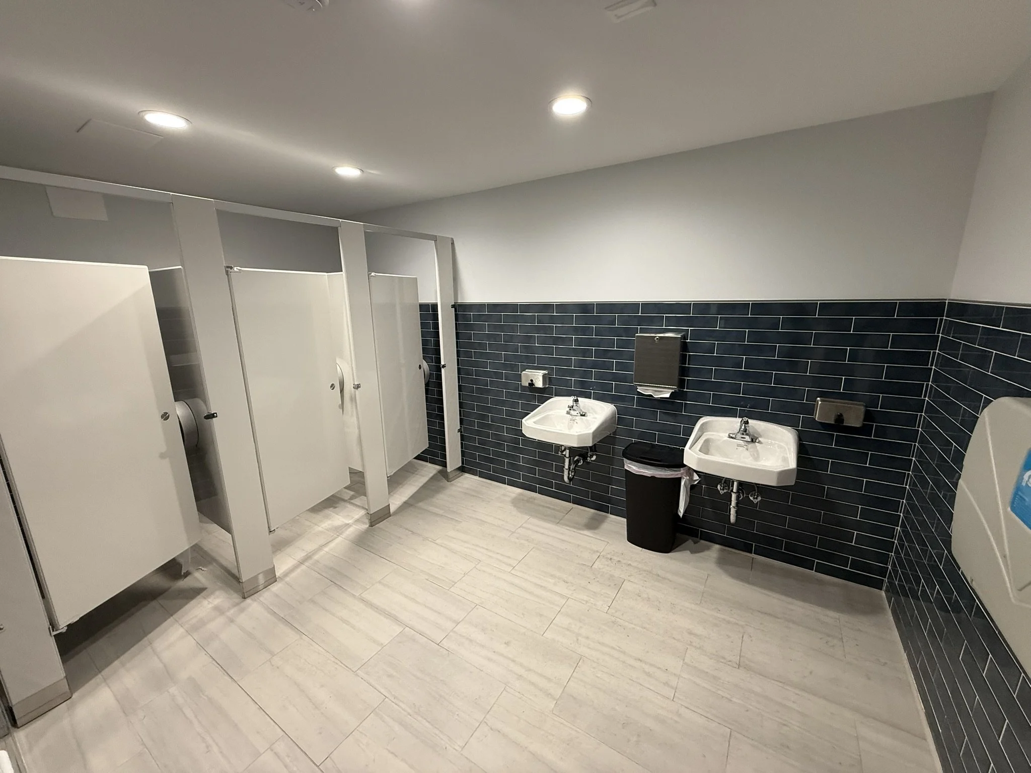 Newly updated restrooms