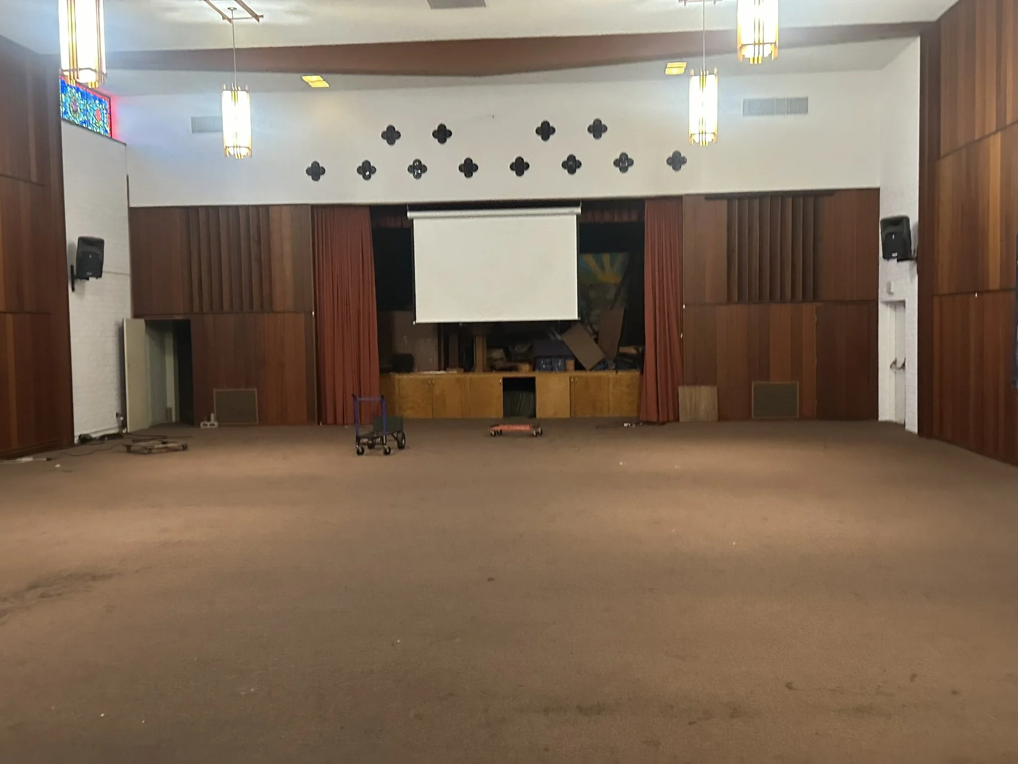 Our old sanctuary space before renovations were done.