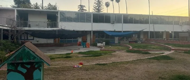 This is the old Eagle Pres building and what is now Westminster Child Center before renovations.